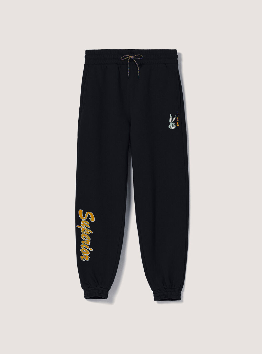 Pantaloni jogger The Rabbit Collection, BK1 BLACK