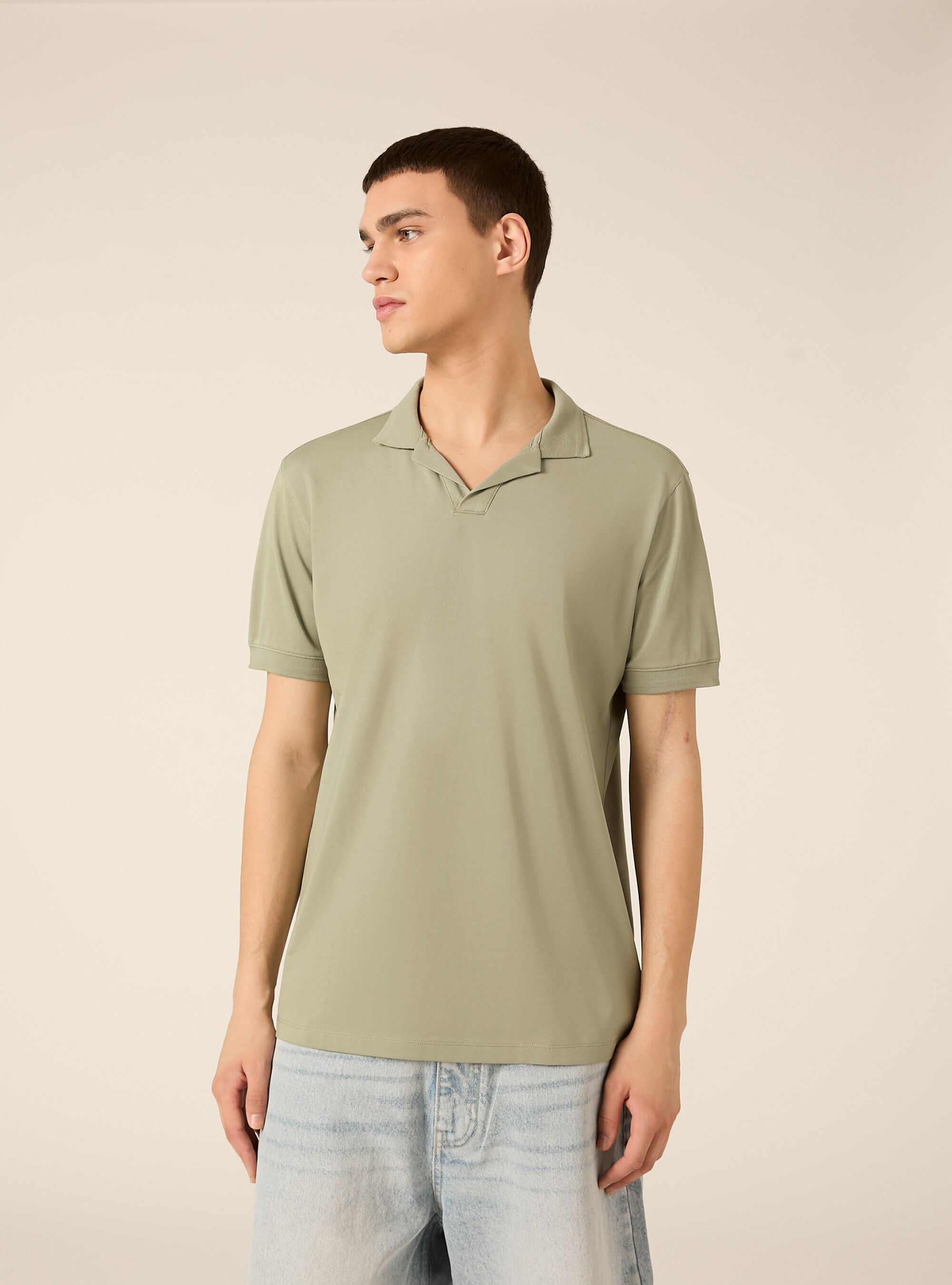 Polo AIRes in piquet stretch