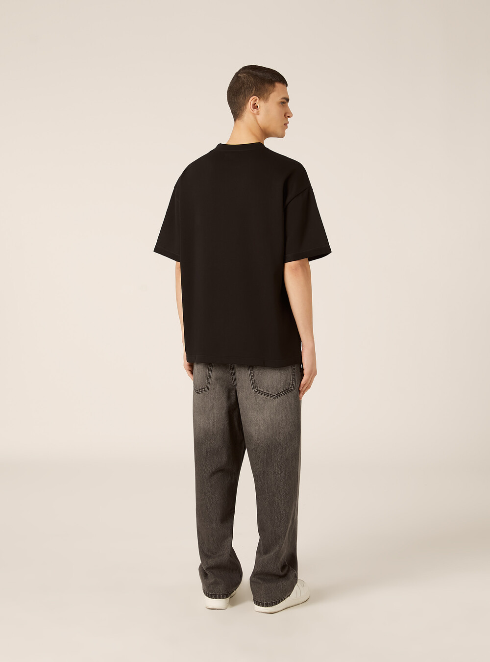 T-shirt en molleton oversize