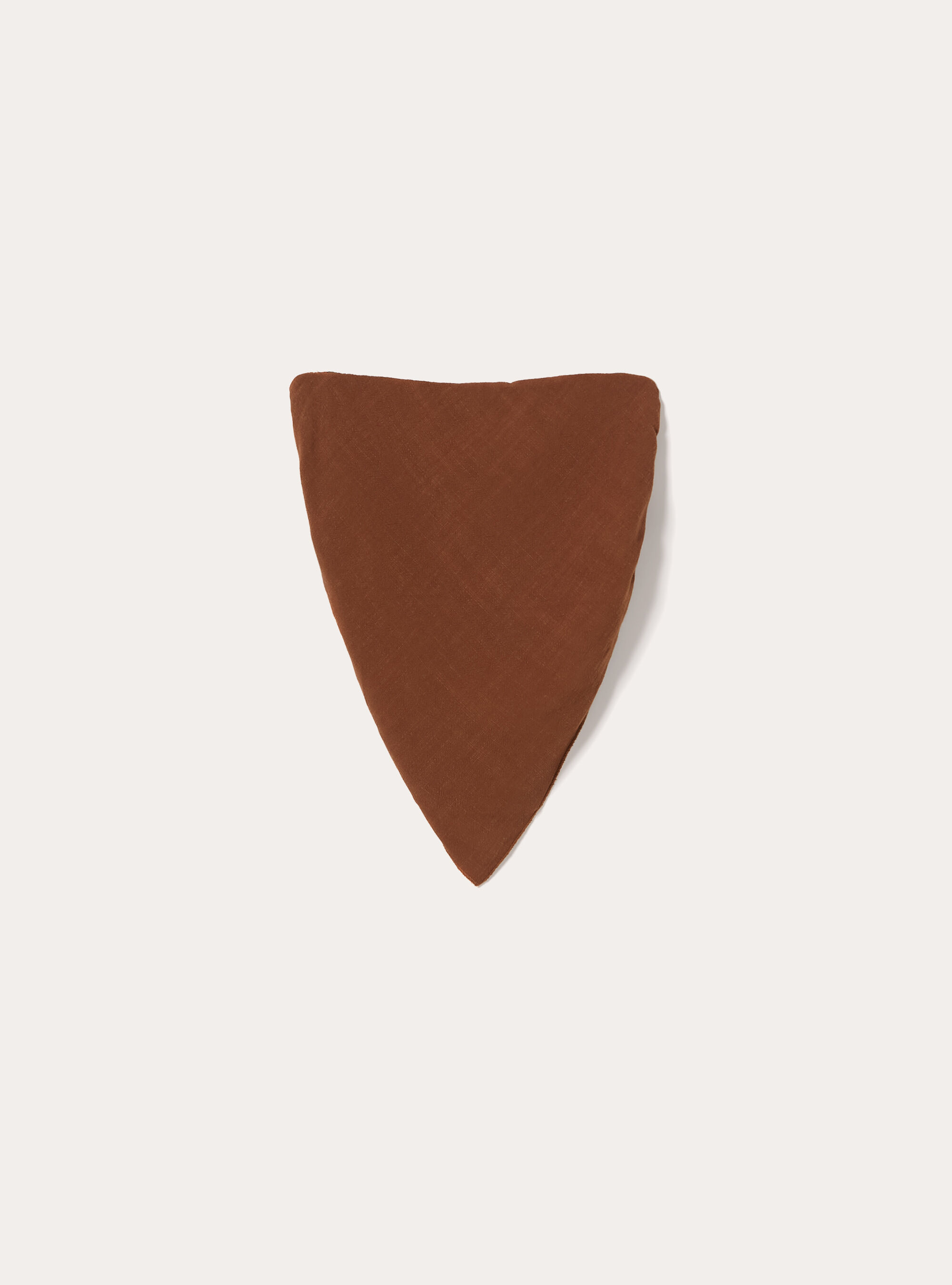 Linen blend bandeau top, TB2 TOBACCO MEDIUM