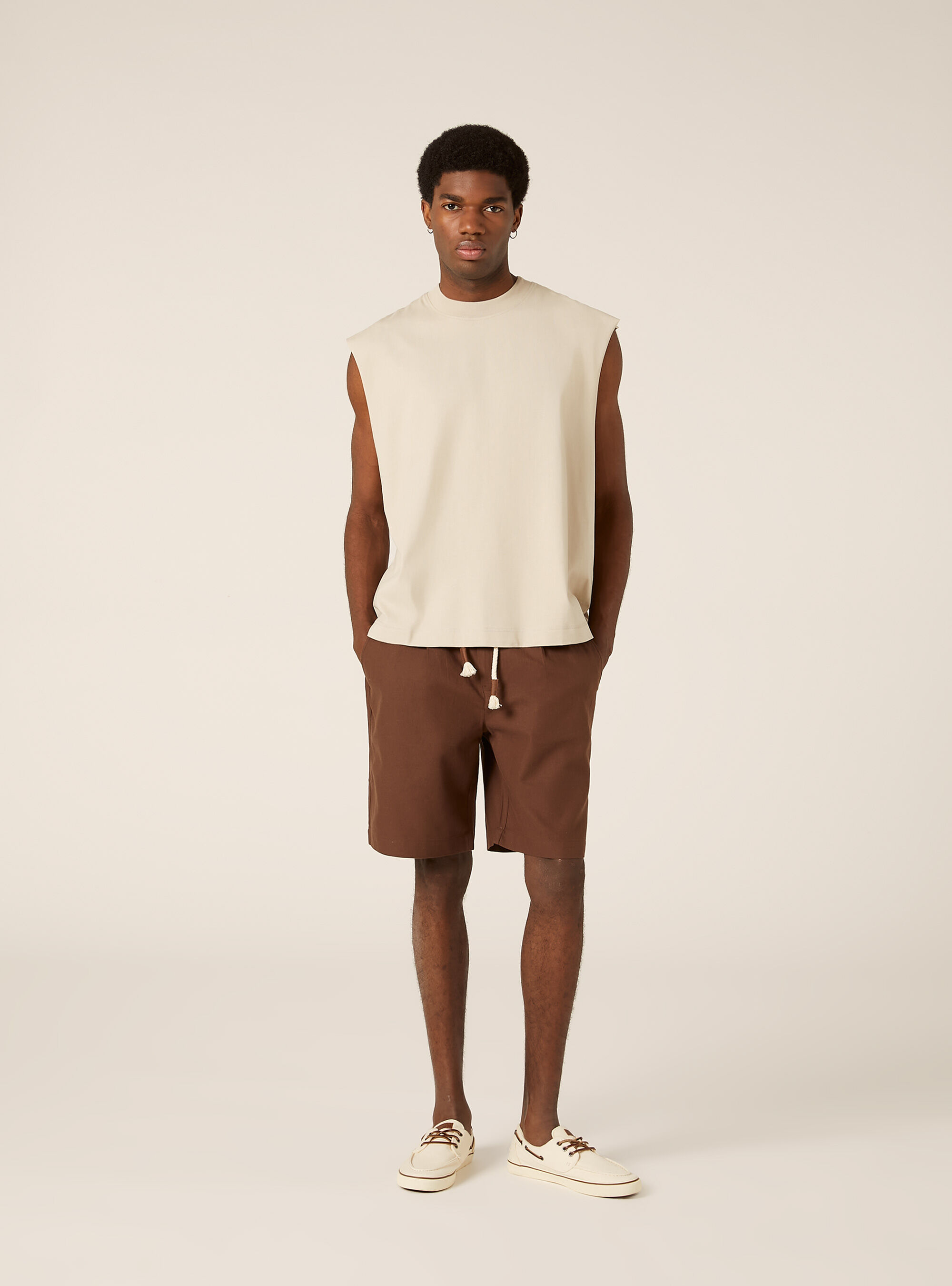 Tanktop in Boxy-Fit