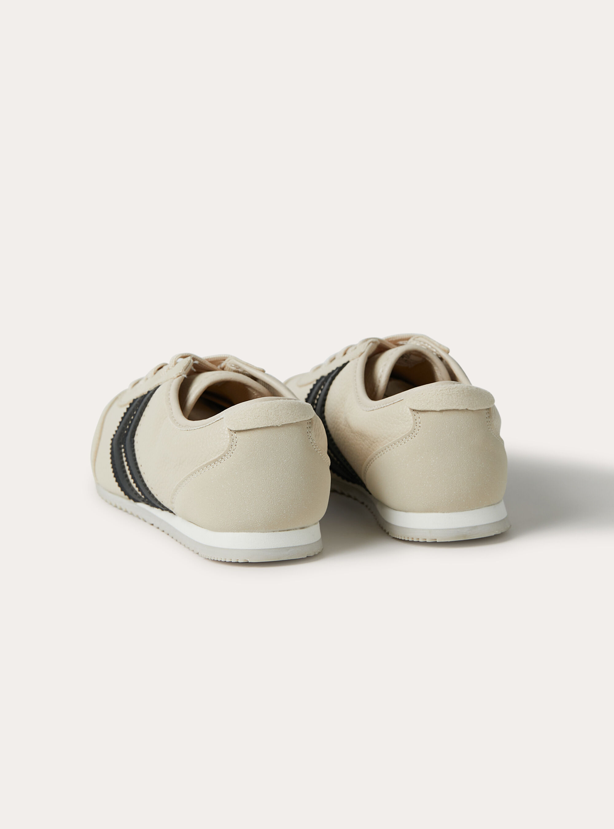 Baskets basses r&eacute;tro, BG2 BEIGE MEDIUM