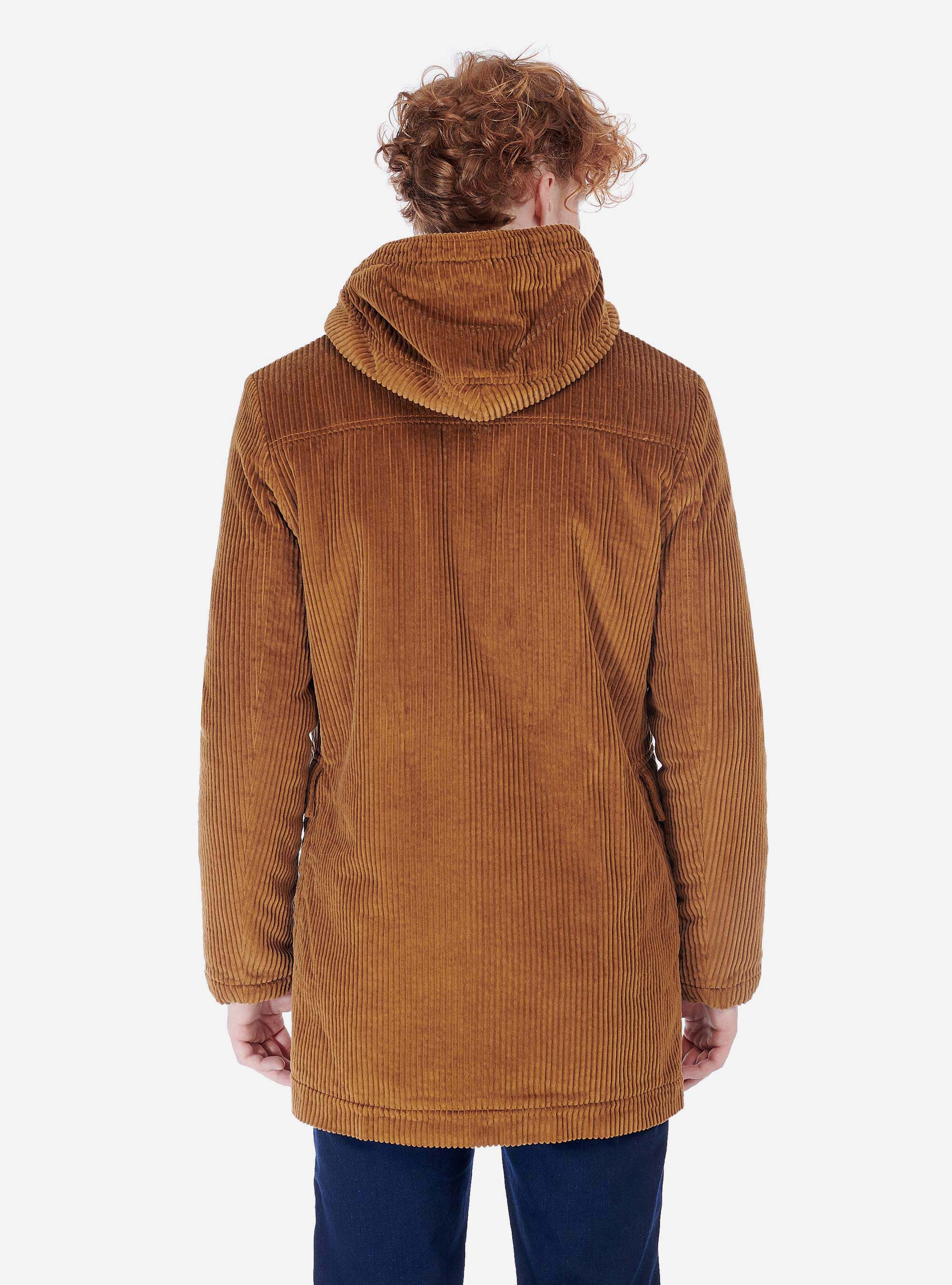  LONG MONTGOMERY IN VELVET, TOBACCO