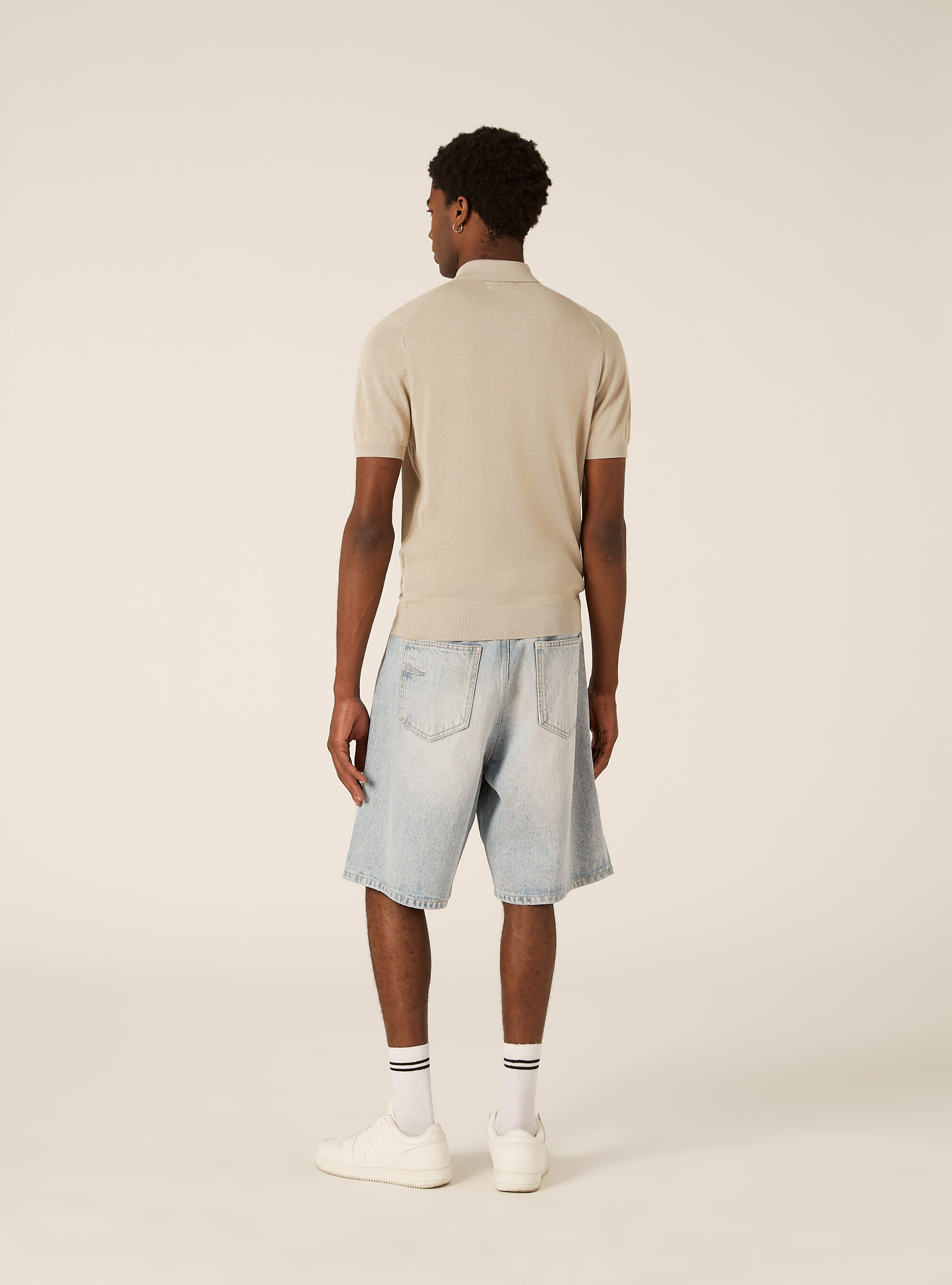 Polo de punto de algod&oacute;n extrafino, BG3 BEIGE LIGHT