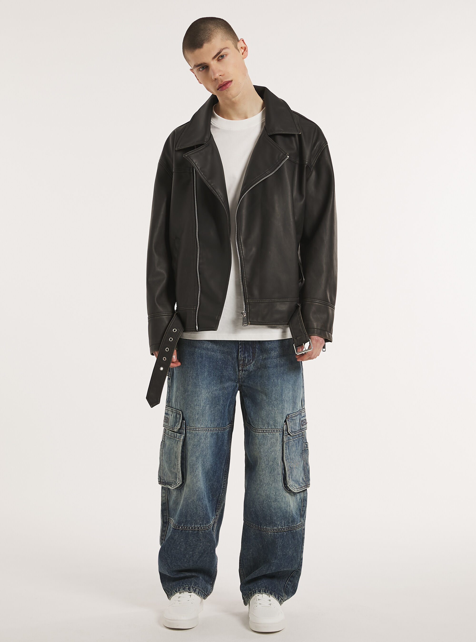 Giubbotto ecopelle deals uomo zalando