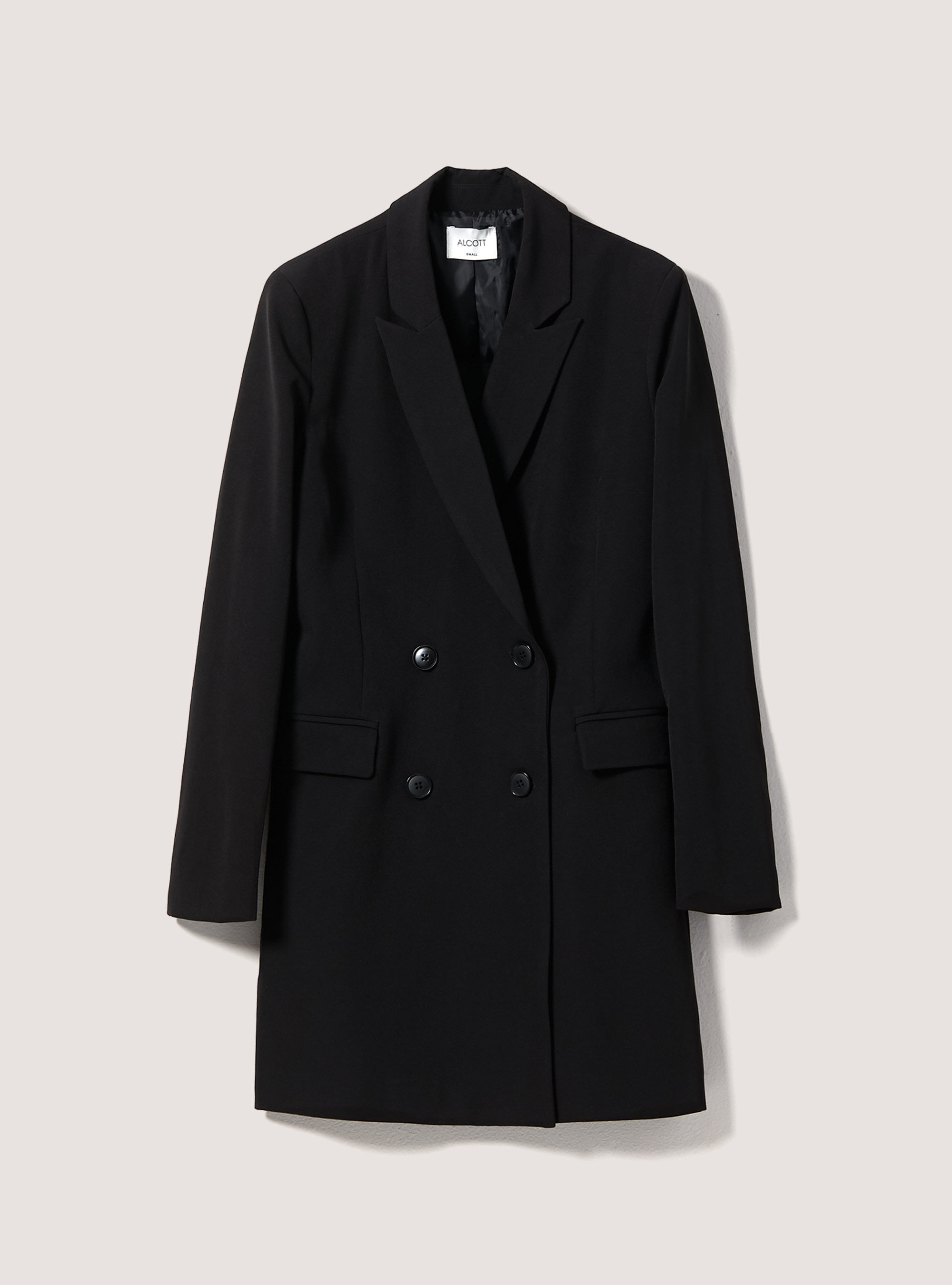 Long double breasted blazer