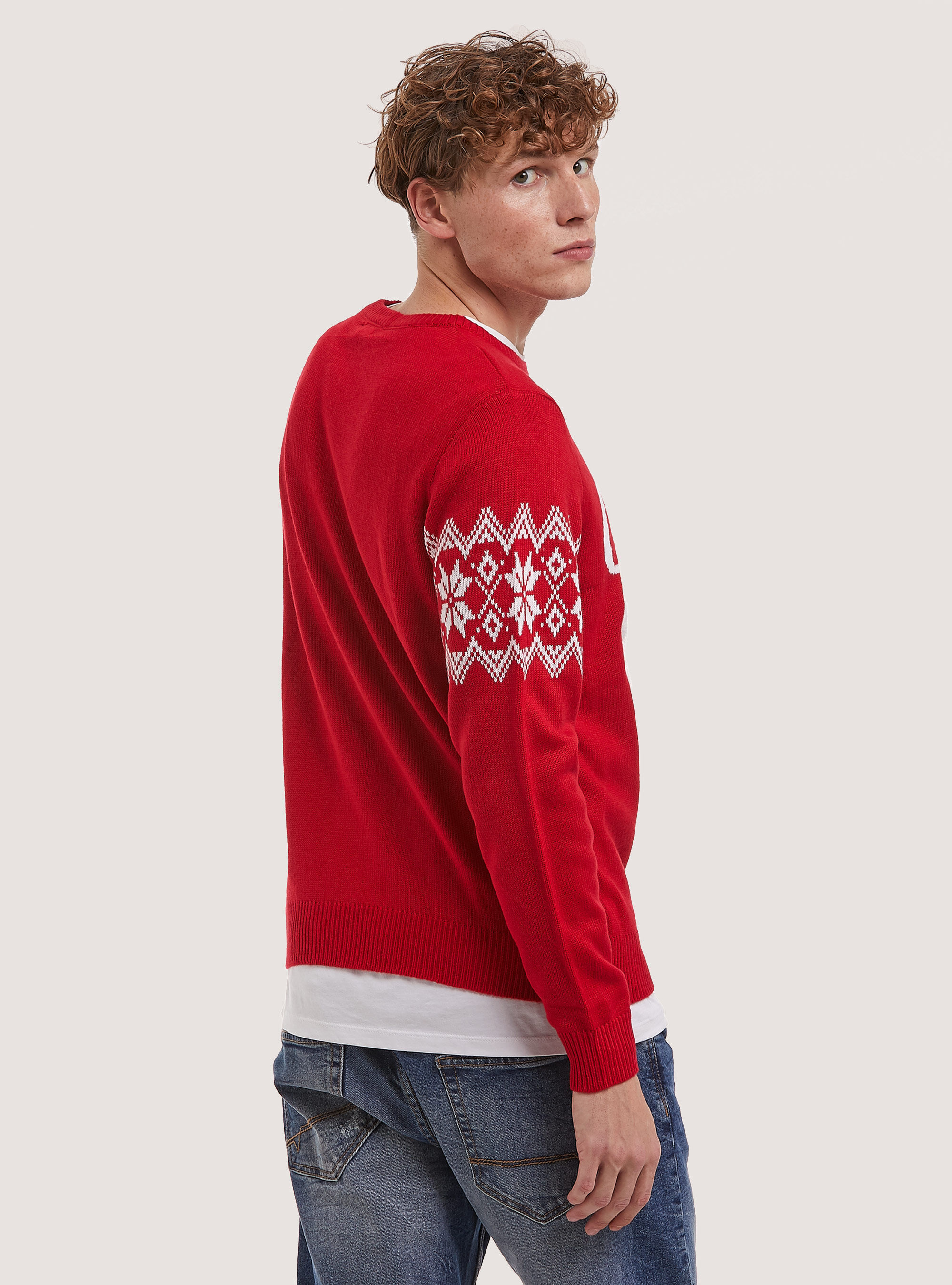 Mens coca top cola christmas jumper