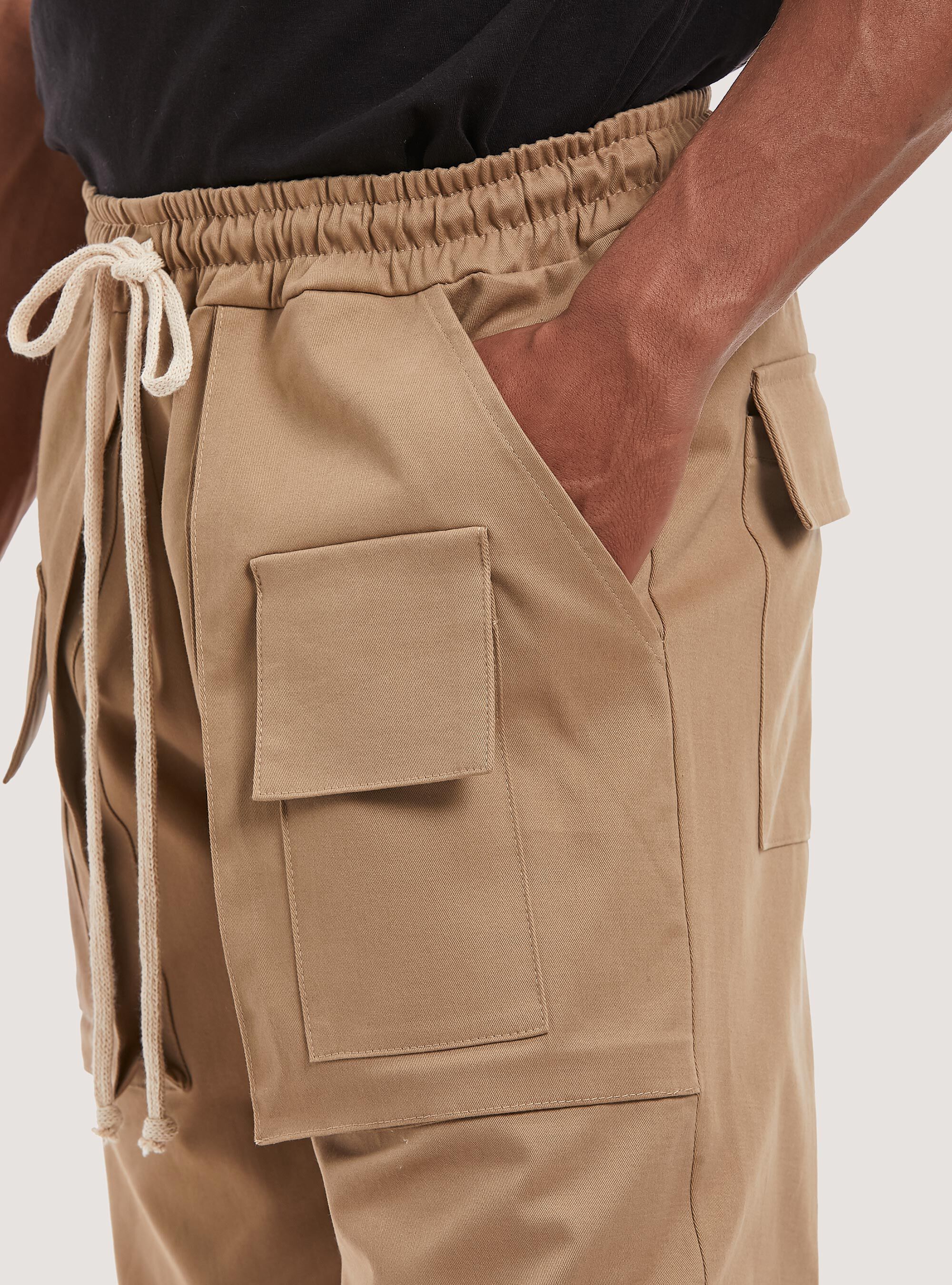 Lanvin Pantaloni cargo in cotone con logo N30304