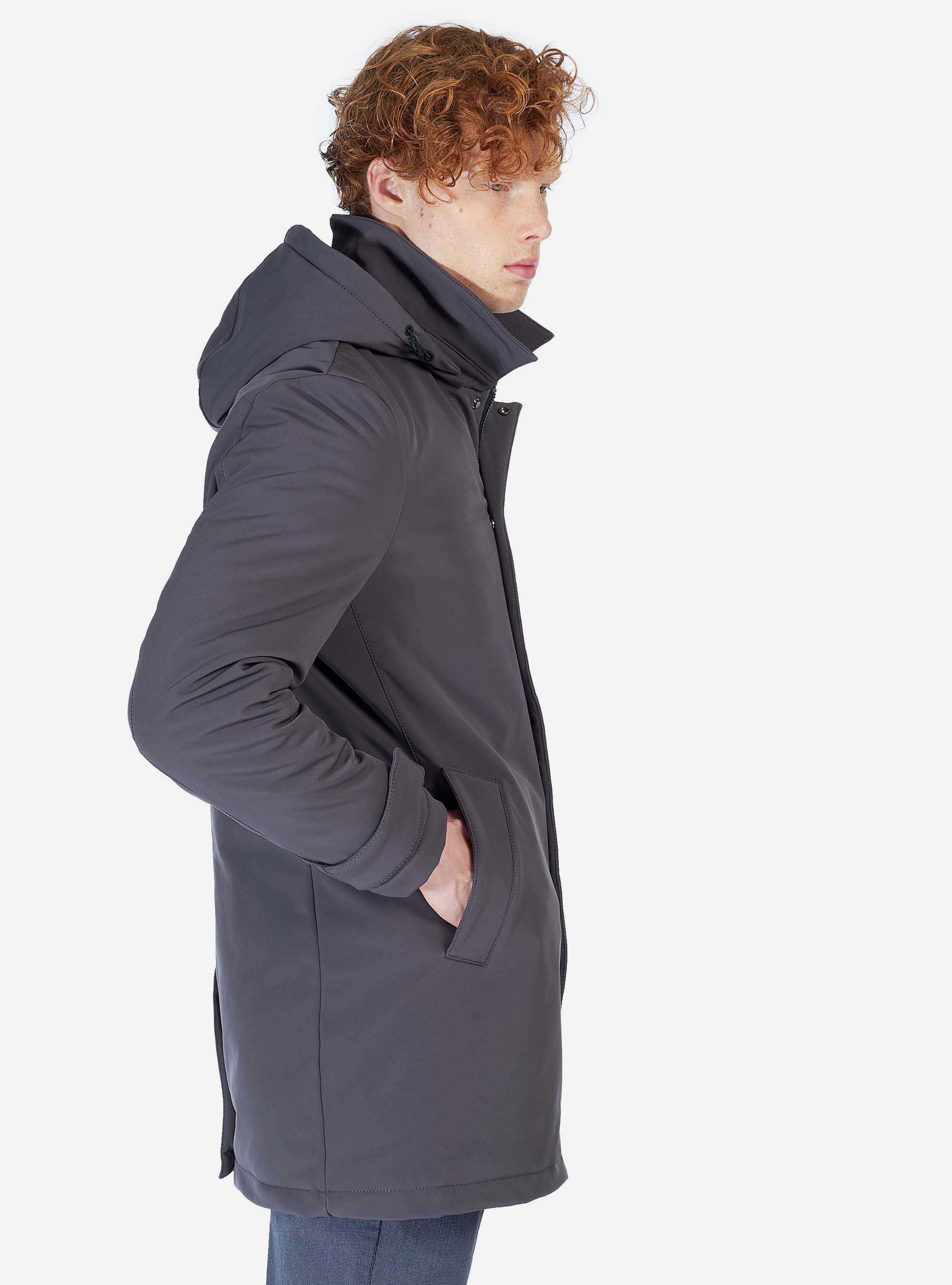 Blouson long, C115 GREY