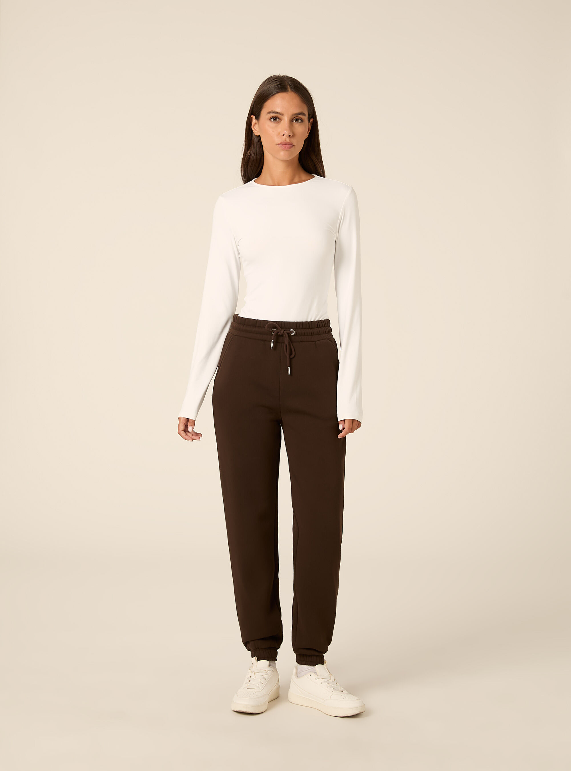 Jogger basic tinta unita