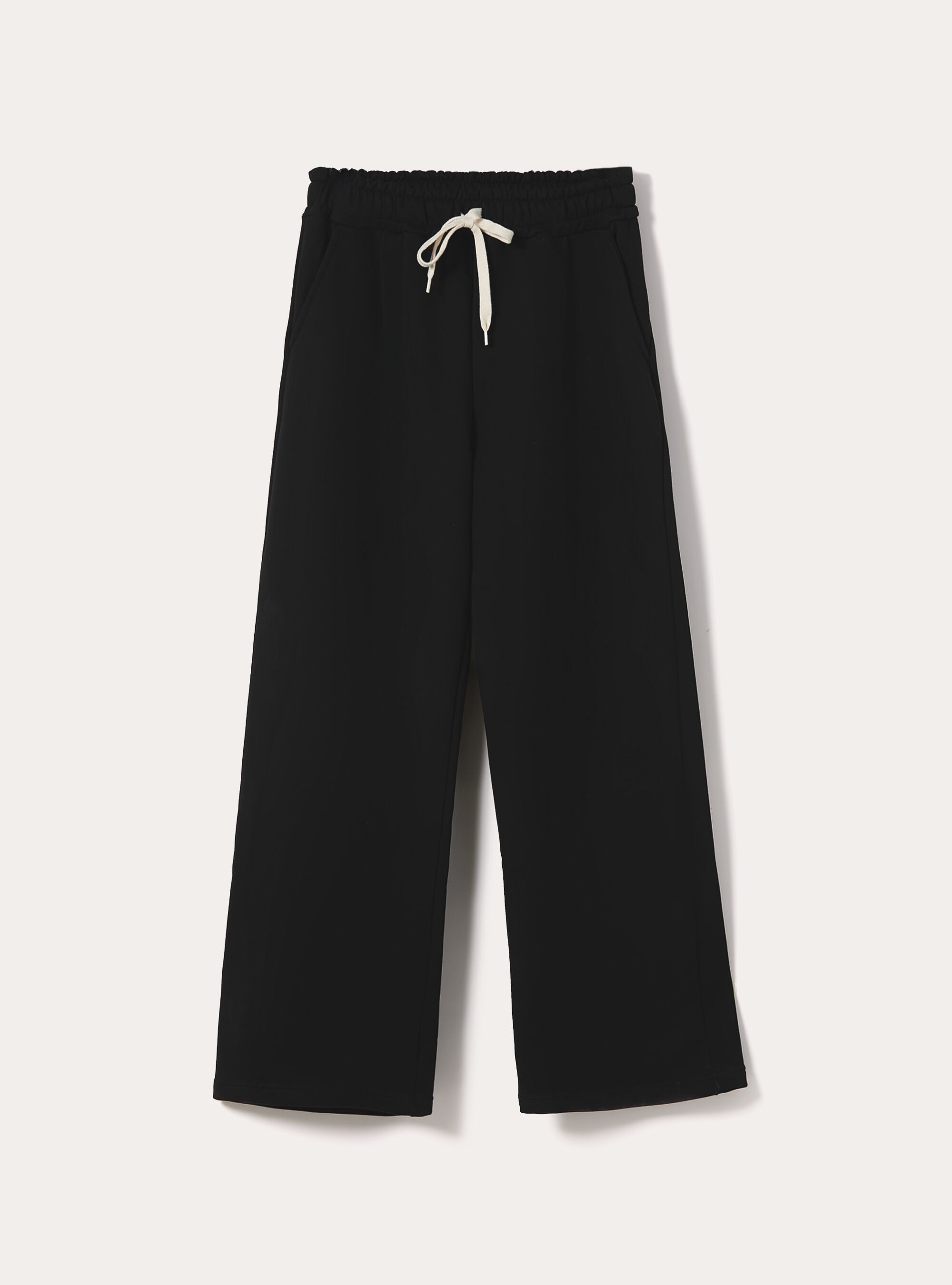 Wide leg jogger pants, BK1 BLACK