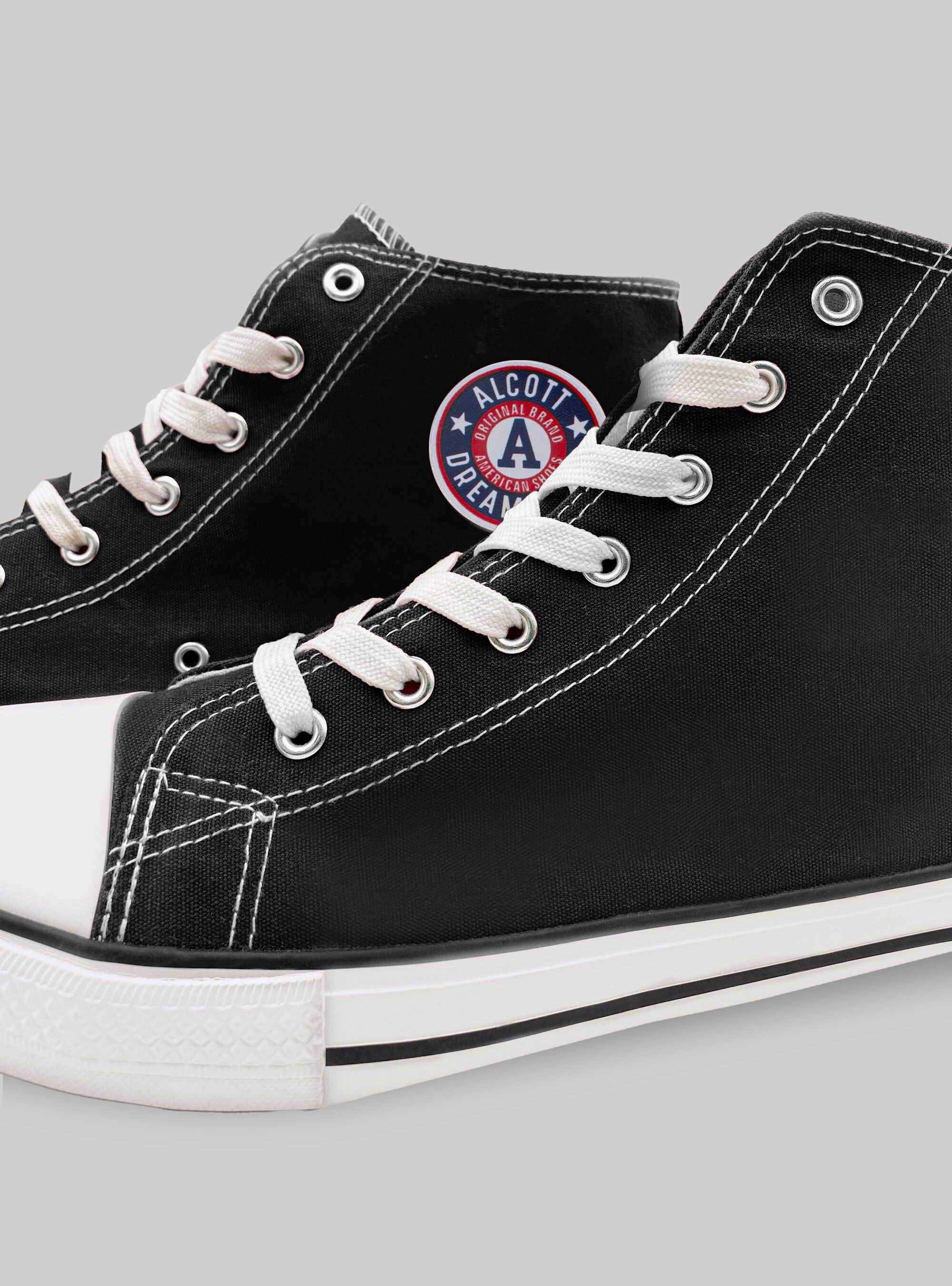 Sneakers a stivaletto con patch logo