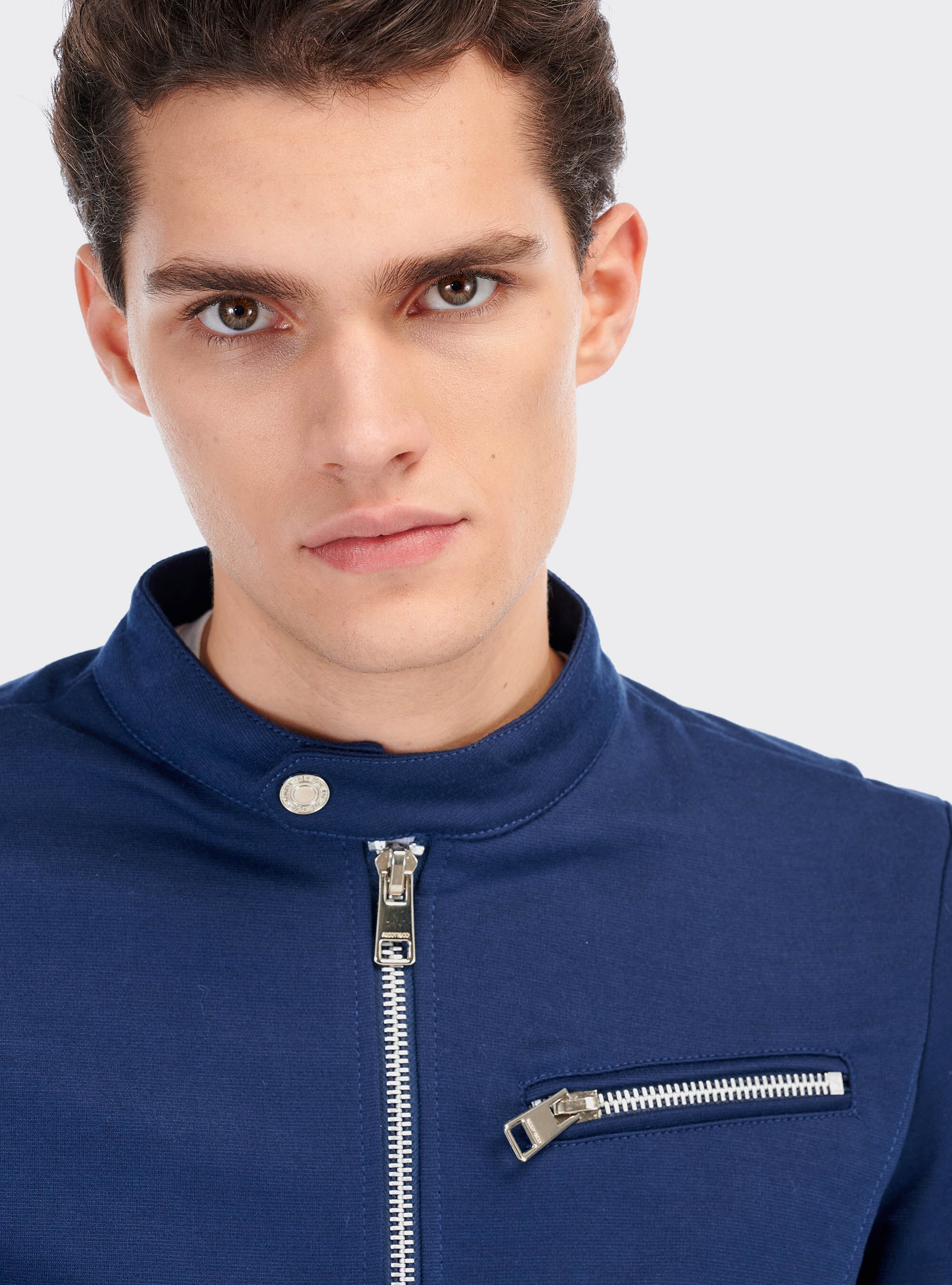 Veste de motard, C218 BLUE NAVY