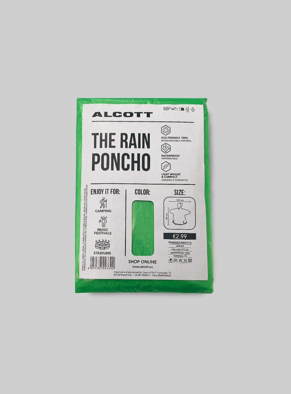 Poncho per la pioggia