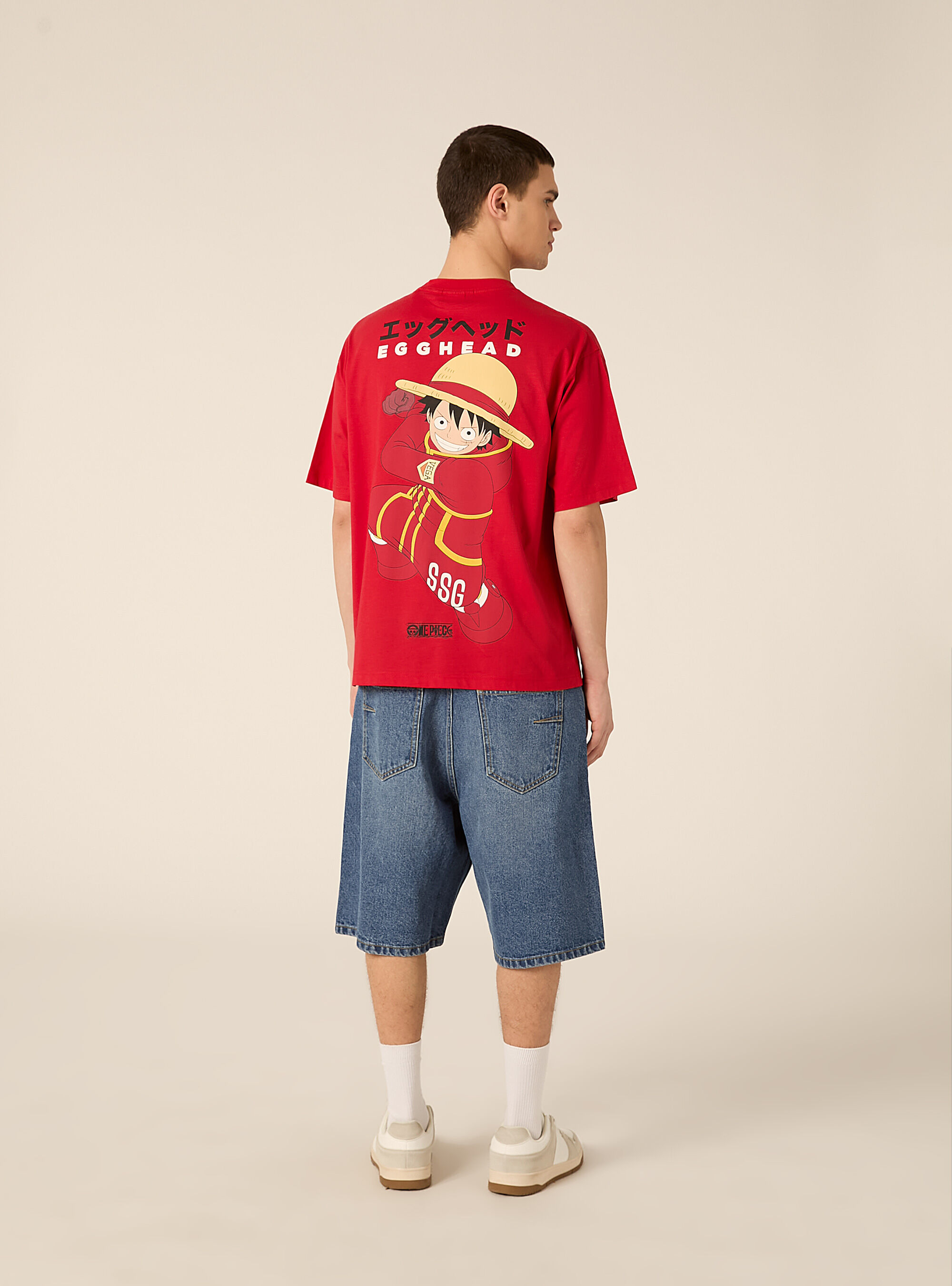 T-shirt one piece  boxy fit, RD2 RED MEDIUM