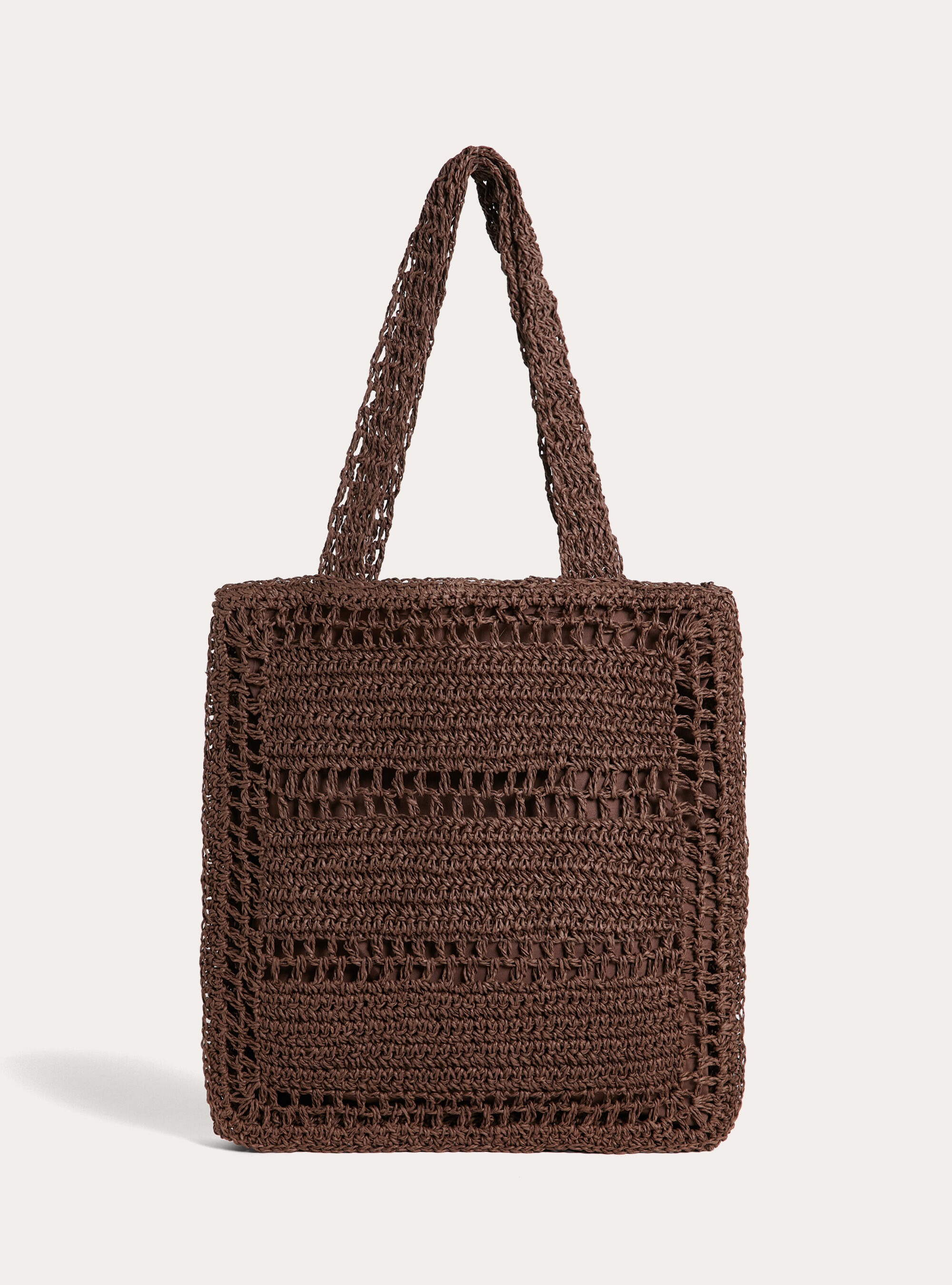 Borsa Tote in Paglia