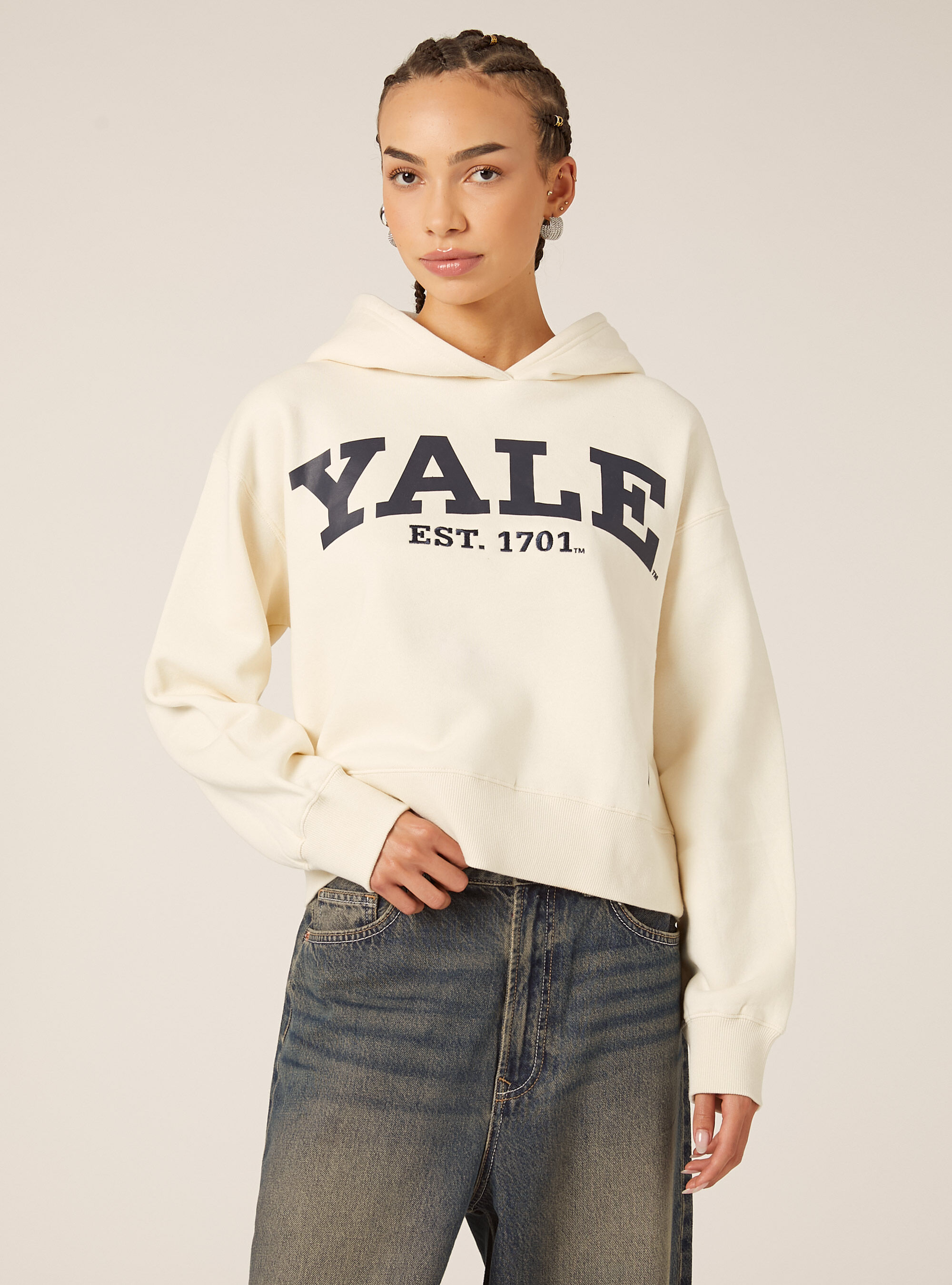 Sweat-shirt coupe carr&eacute;e Yale / Alcott
