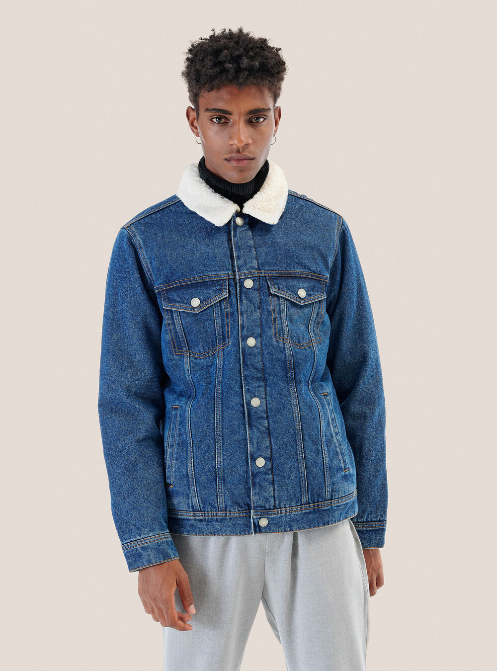 Giubbino Jeans Uomo Giacca Di Jeans Con Pantaloni Jeans Wrangler