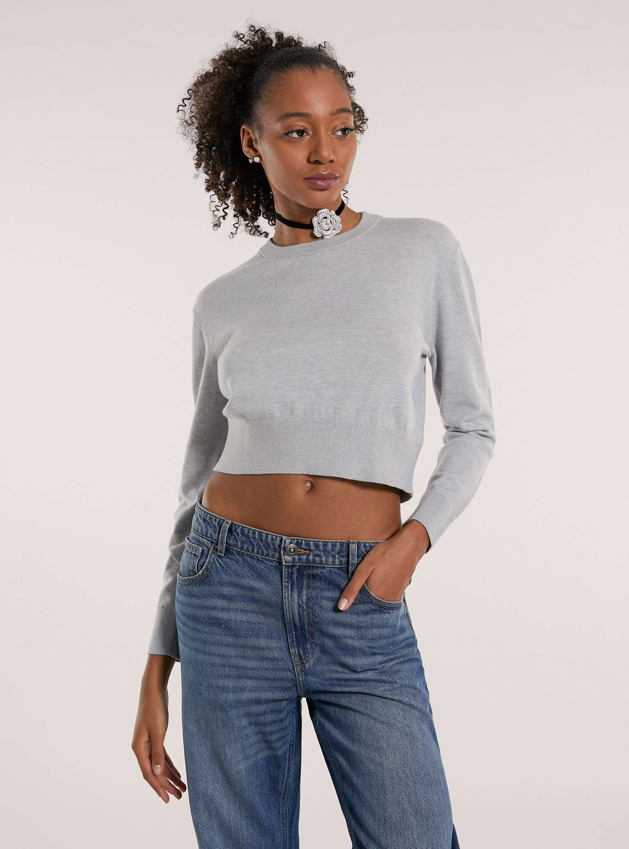 Maglia girocollo donna cheap