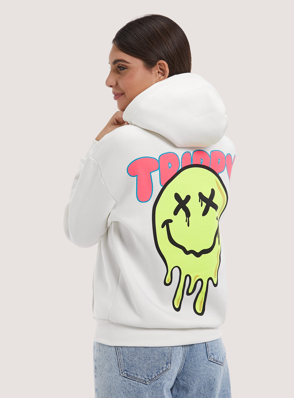 Felpa con stampa Smile Collection - Main Image