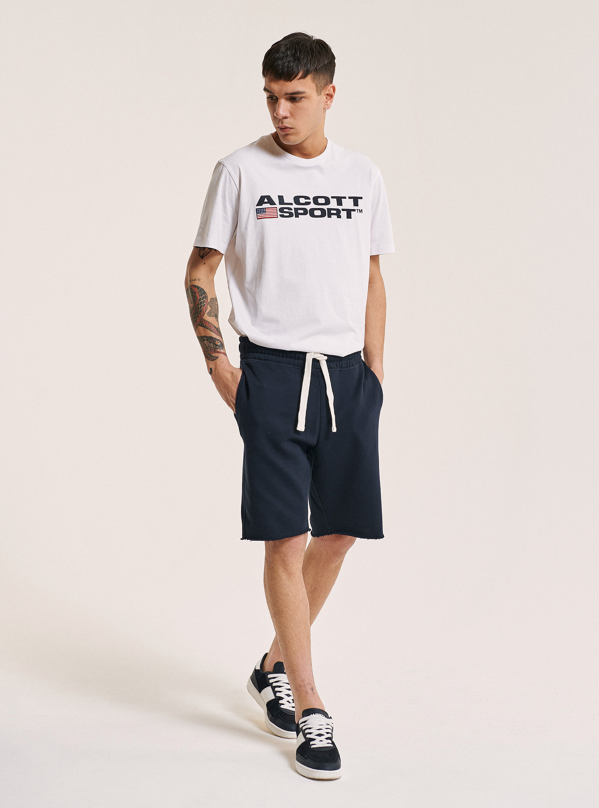 Bermuda jogger in cotone | Alcott | Bermuda Uomo