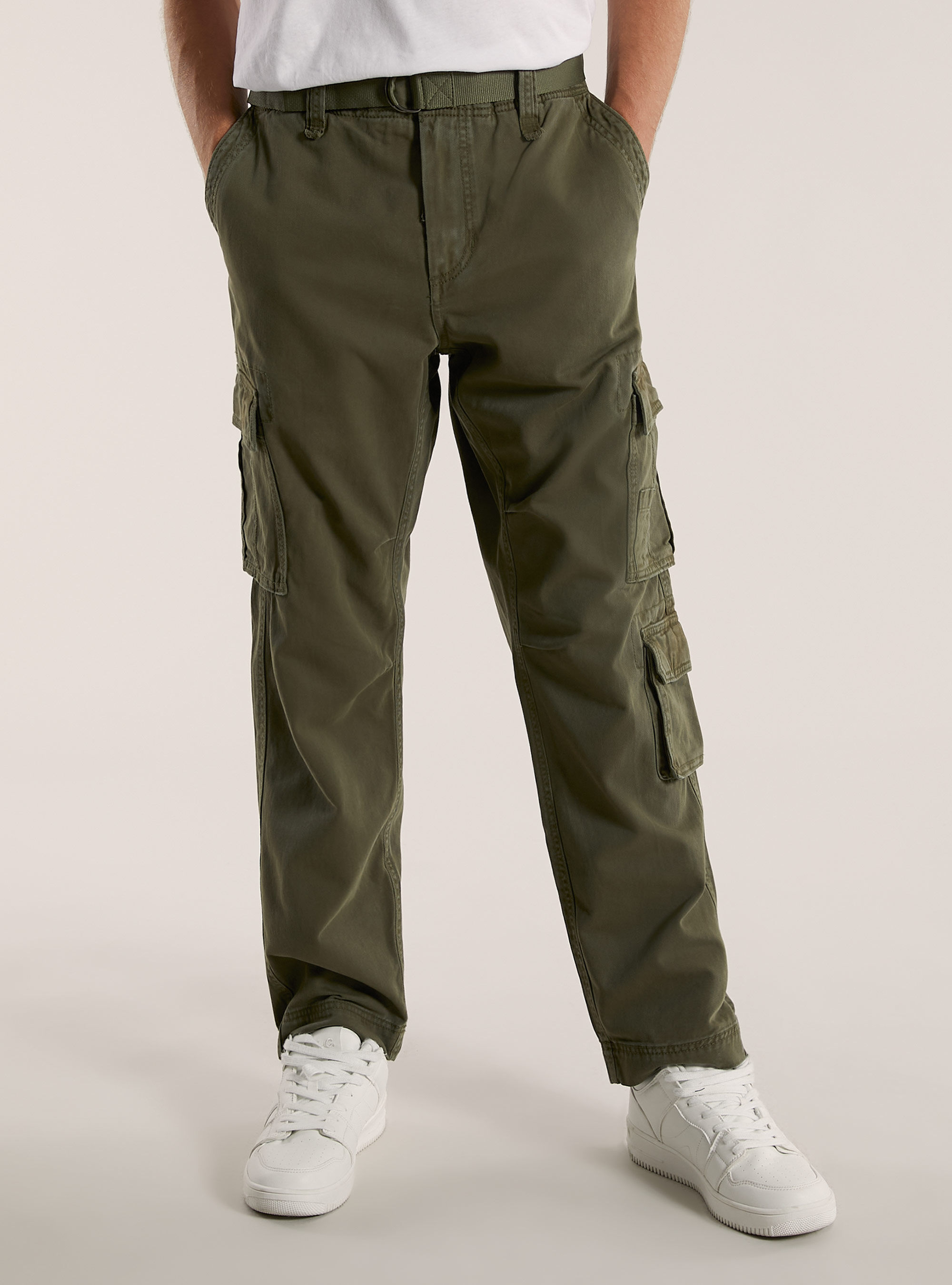 Pantaloni cargo con cintura, KY2 KAKY MEDIUM