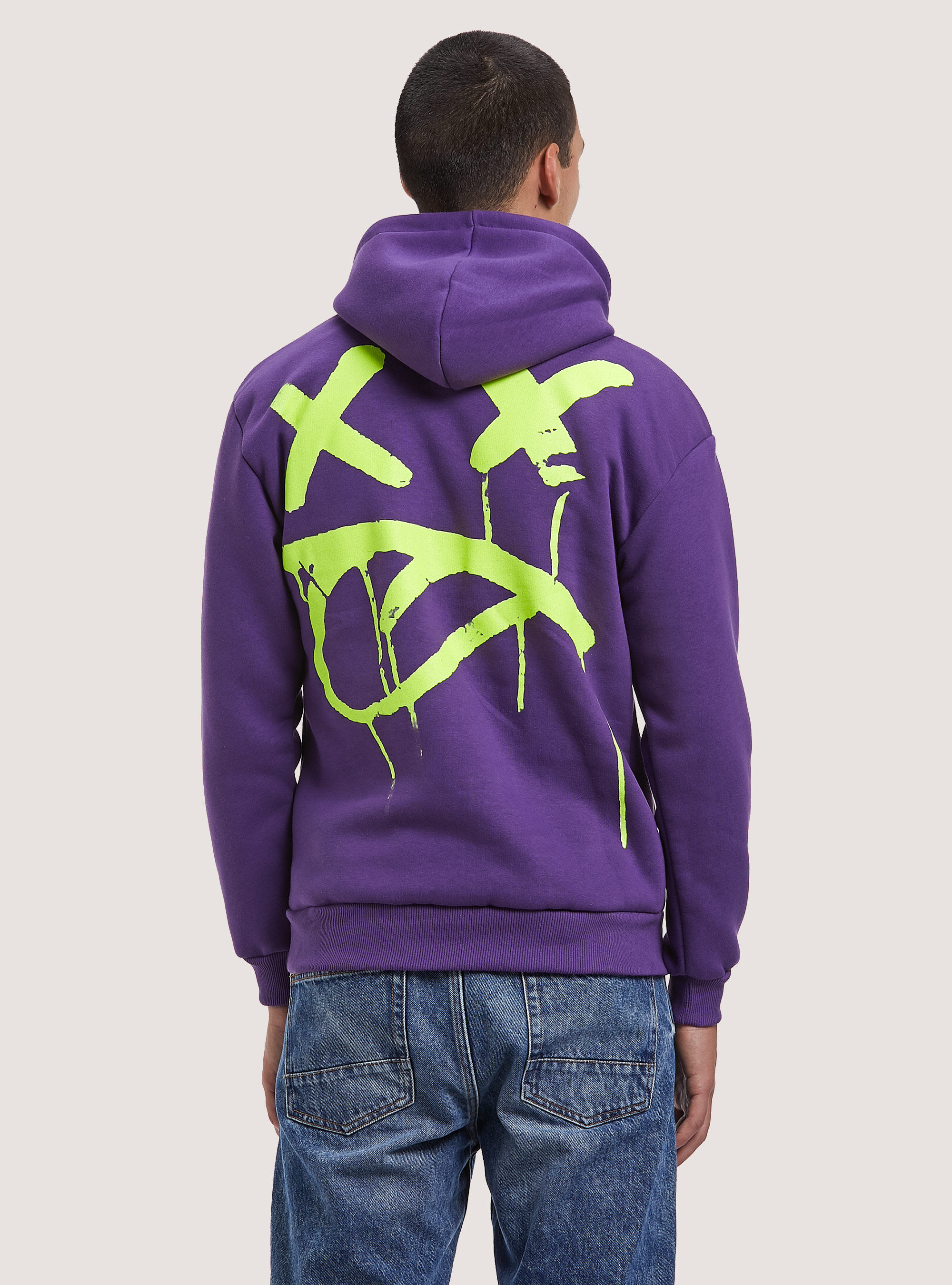 Felpa con stampa Smile Collection, VI2 VIOLET MEDIUM