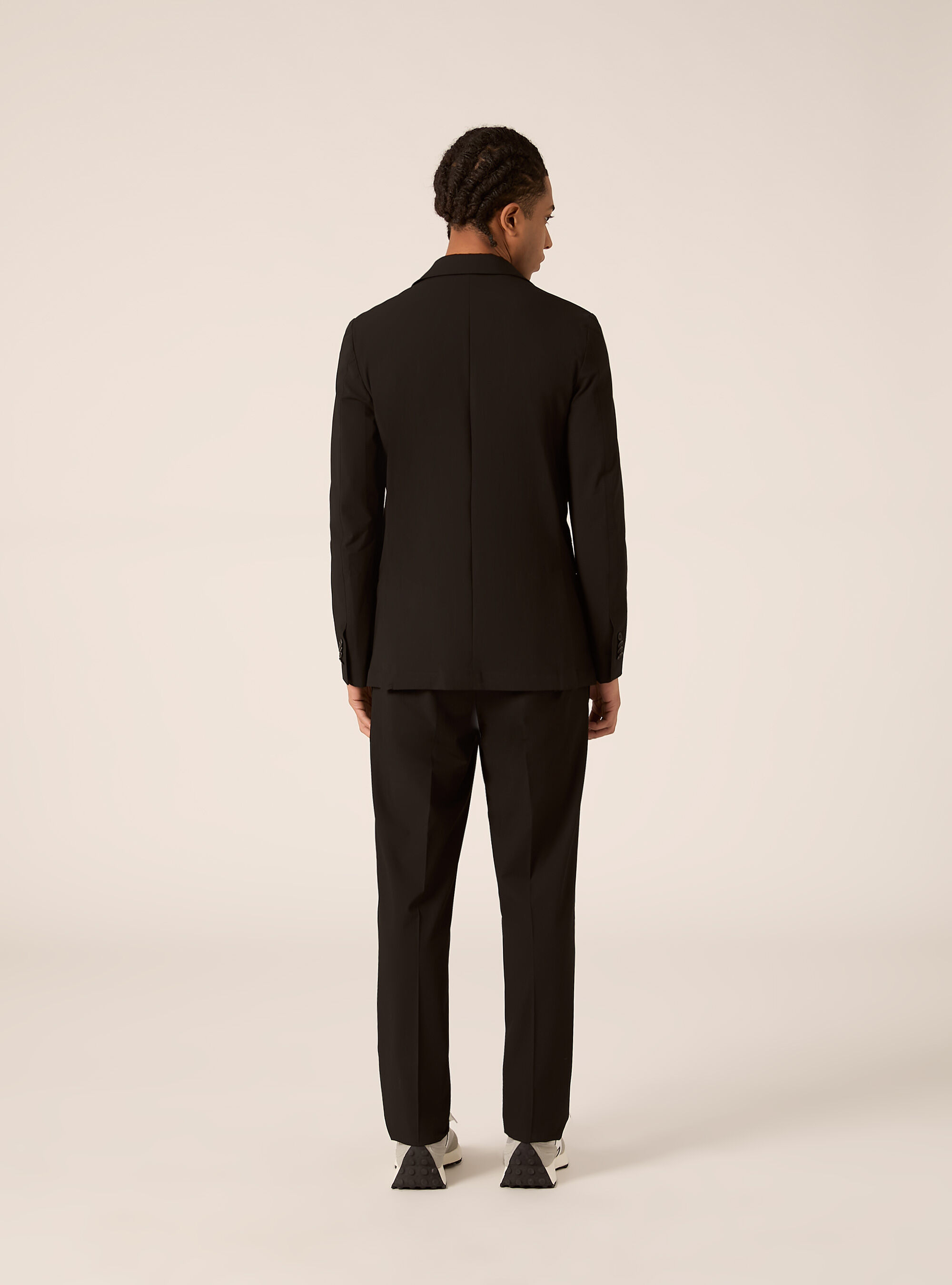 Single-breasted suit jacket, BK1 BLACK