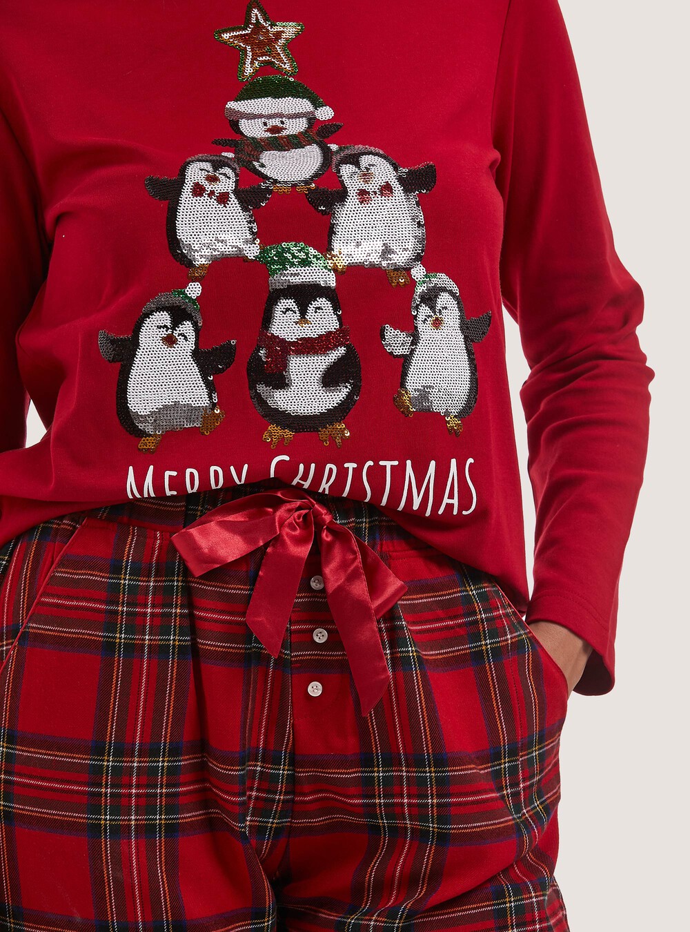 Pigiama Natalizio Pigiama Donna Tartan Pigiama Natalizio Pigiama