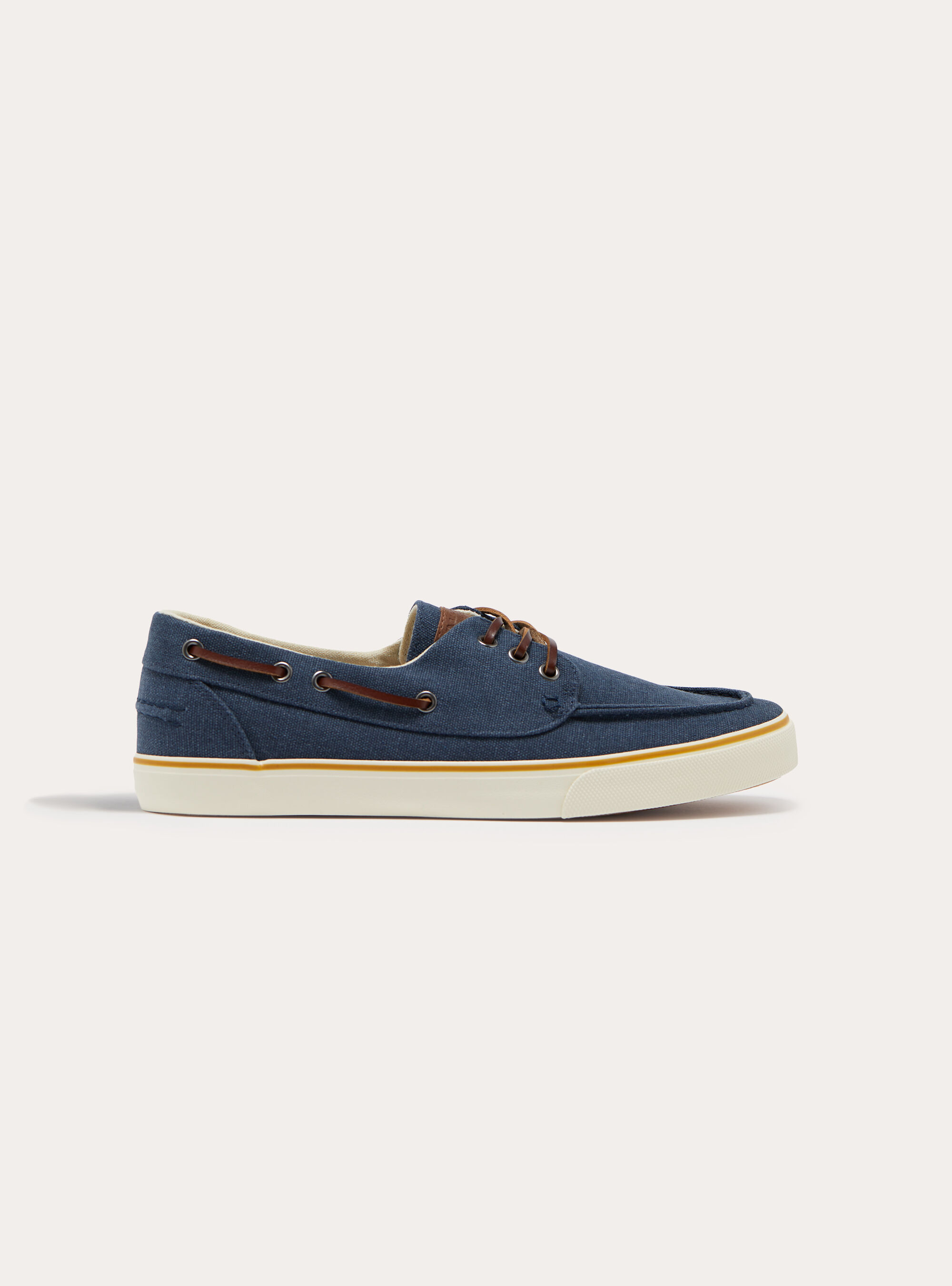 Scarpa stile mocassino in canvas, NA2 NAVY MEDIUM