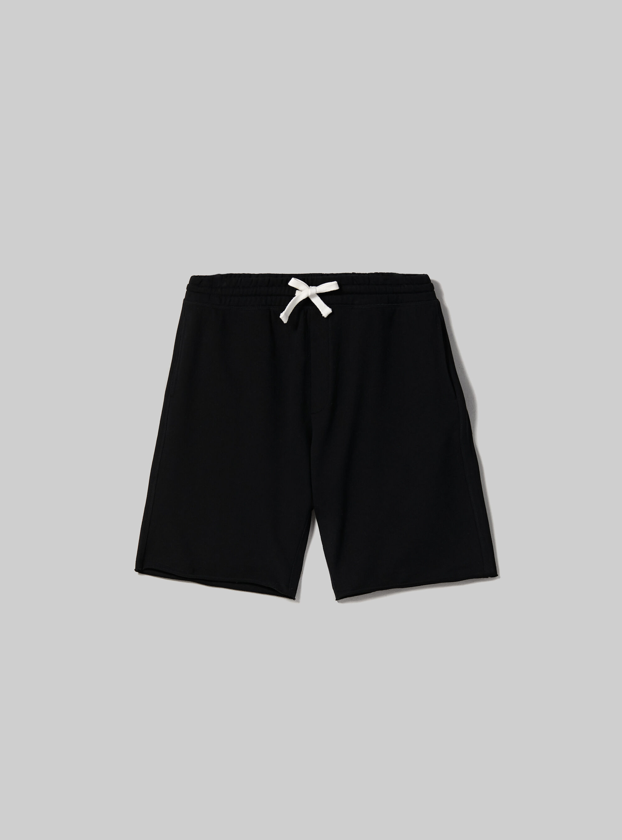 Bermuda jogger in cotone, BK1 BLACK