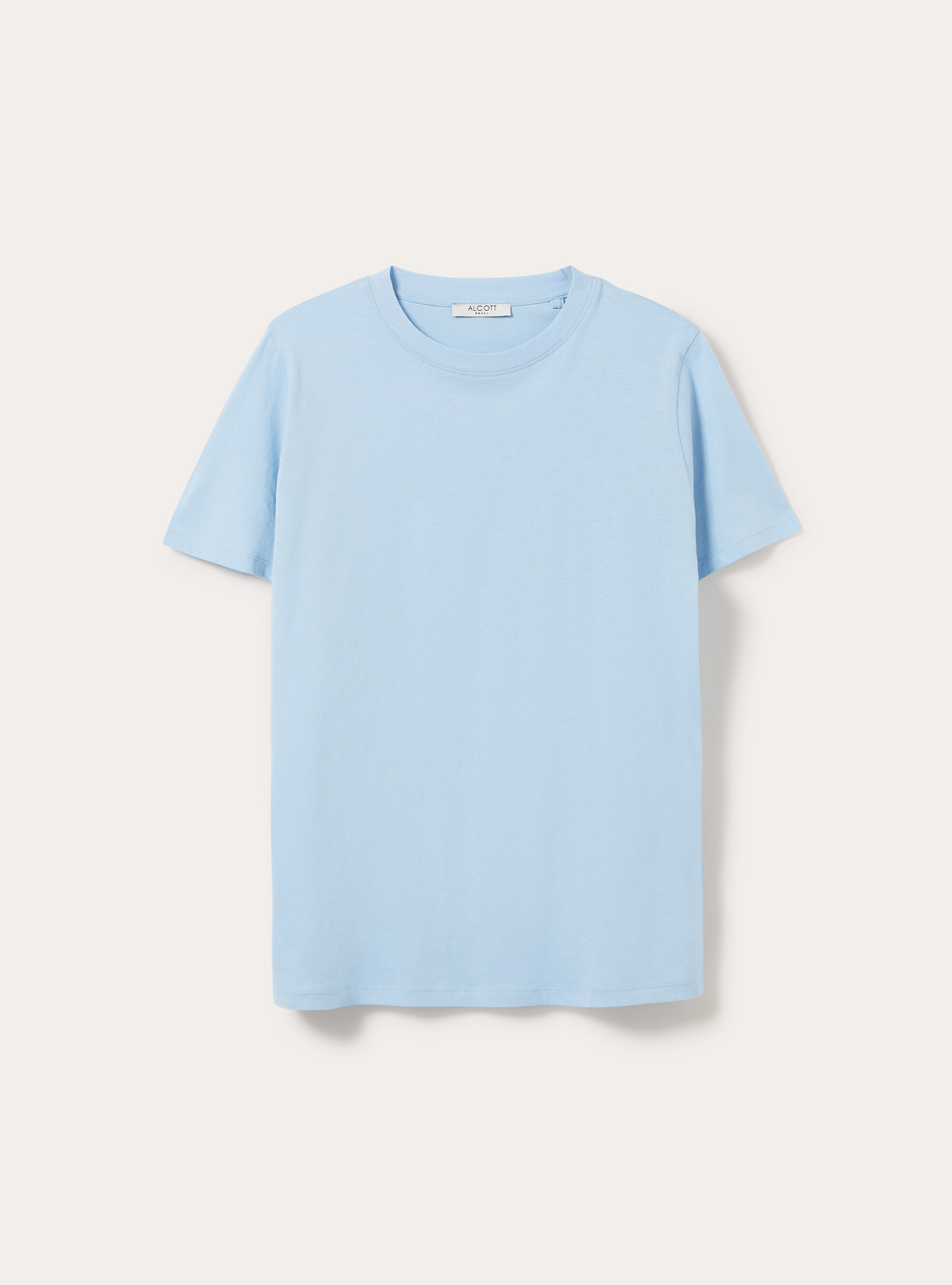 Cotton crew neck T-shirt, AZ3 AZURE LIGHT