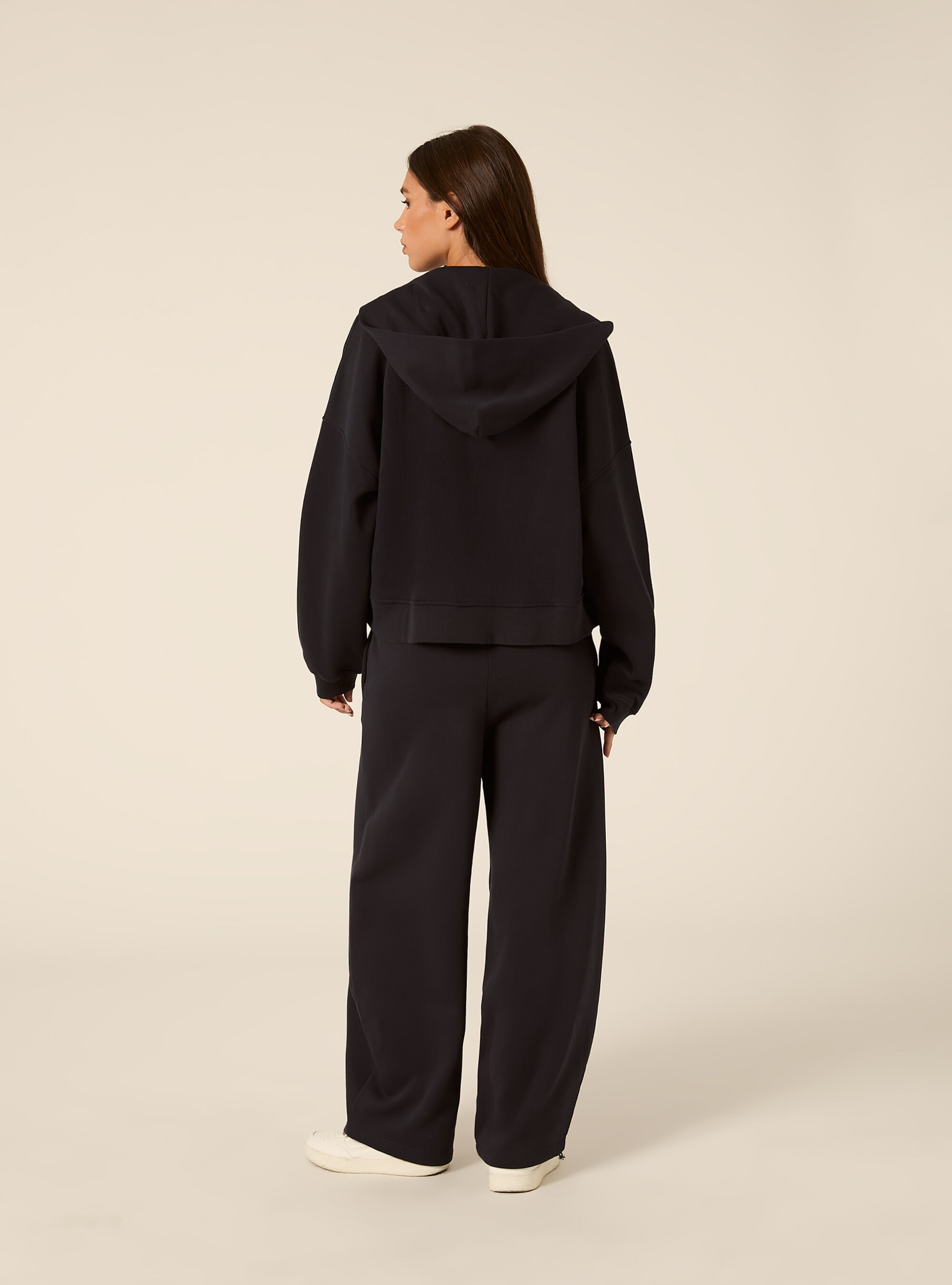 Cardigan cappuccio oversize, NA1 NAVY DARK