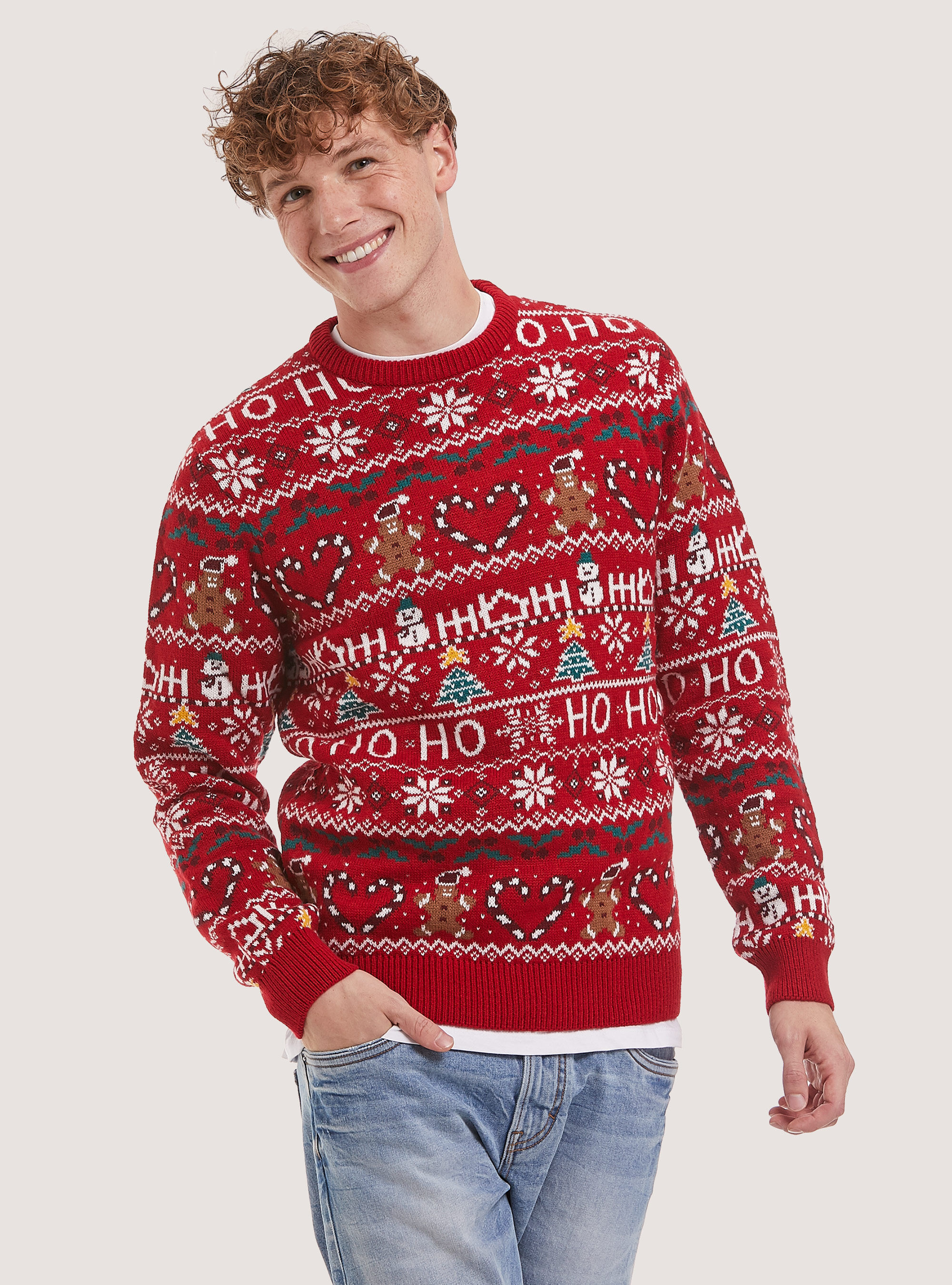 Pullover Christmas Collection, RD1 RED DARK