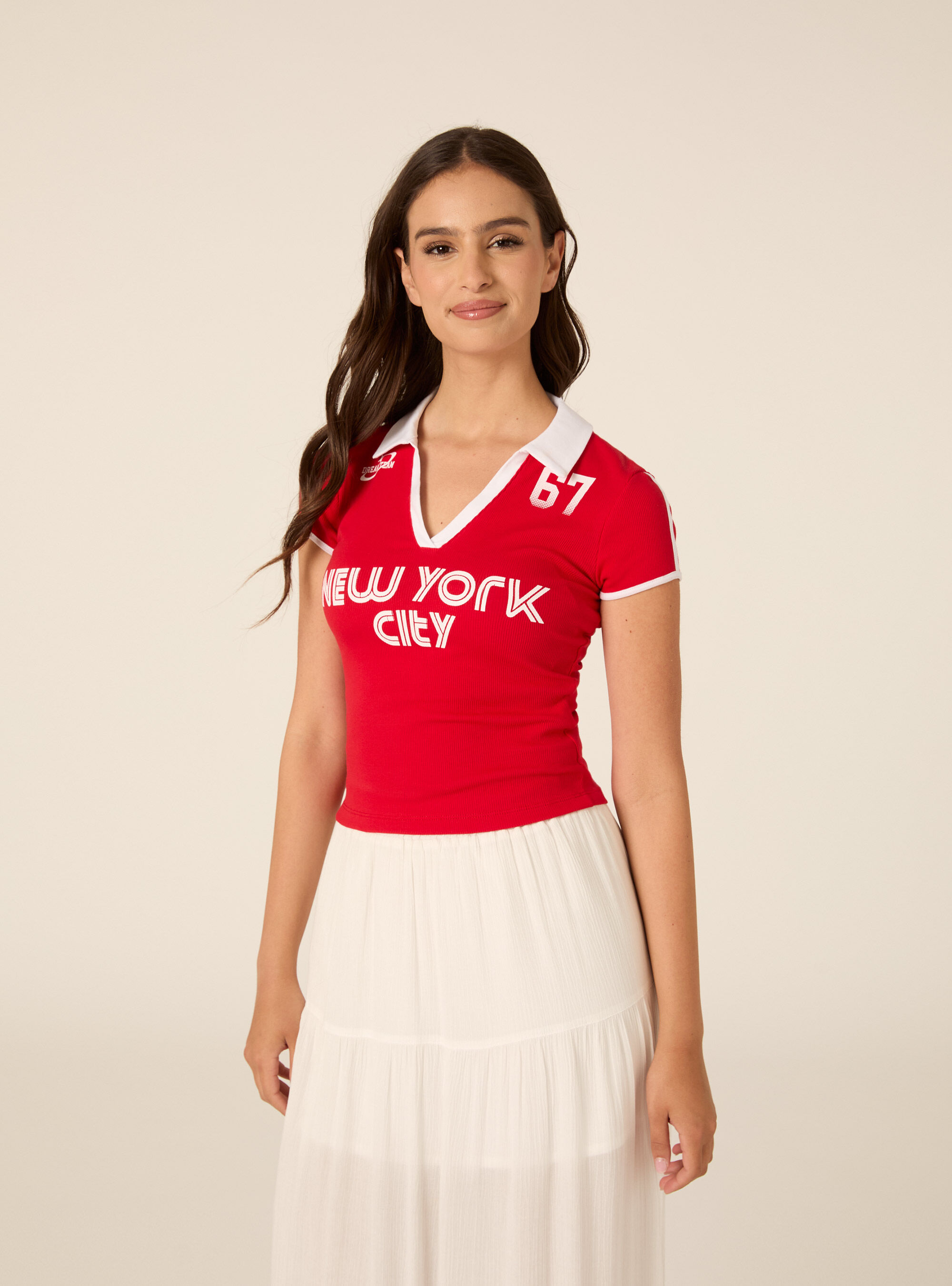 Maglia polo stampata