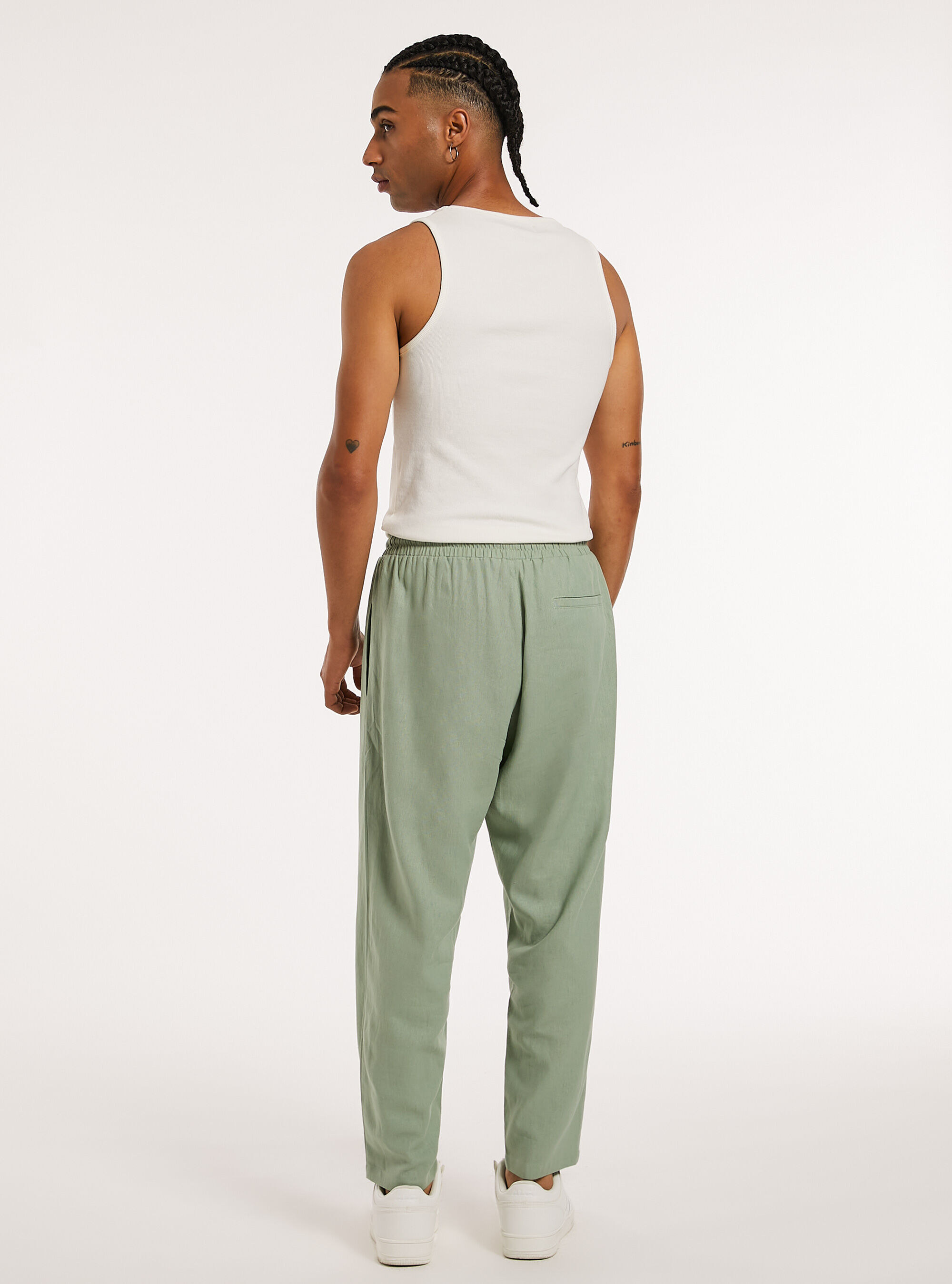 Pantaloni jogger misto lino, KY3 KAKY LIGHT