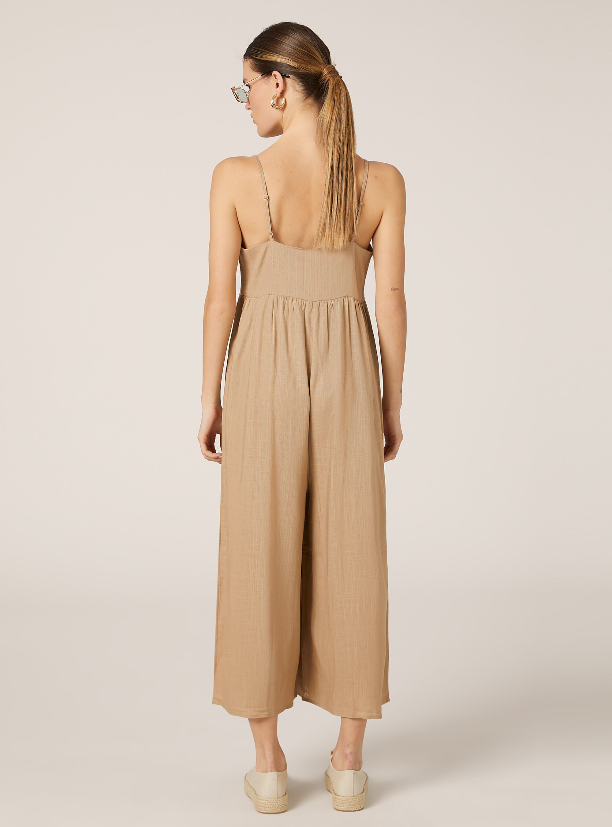 Linen-blend jumpsuit | Alcott | Women's Jumpsuits & Dungarees
