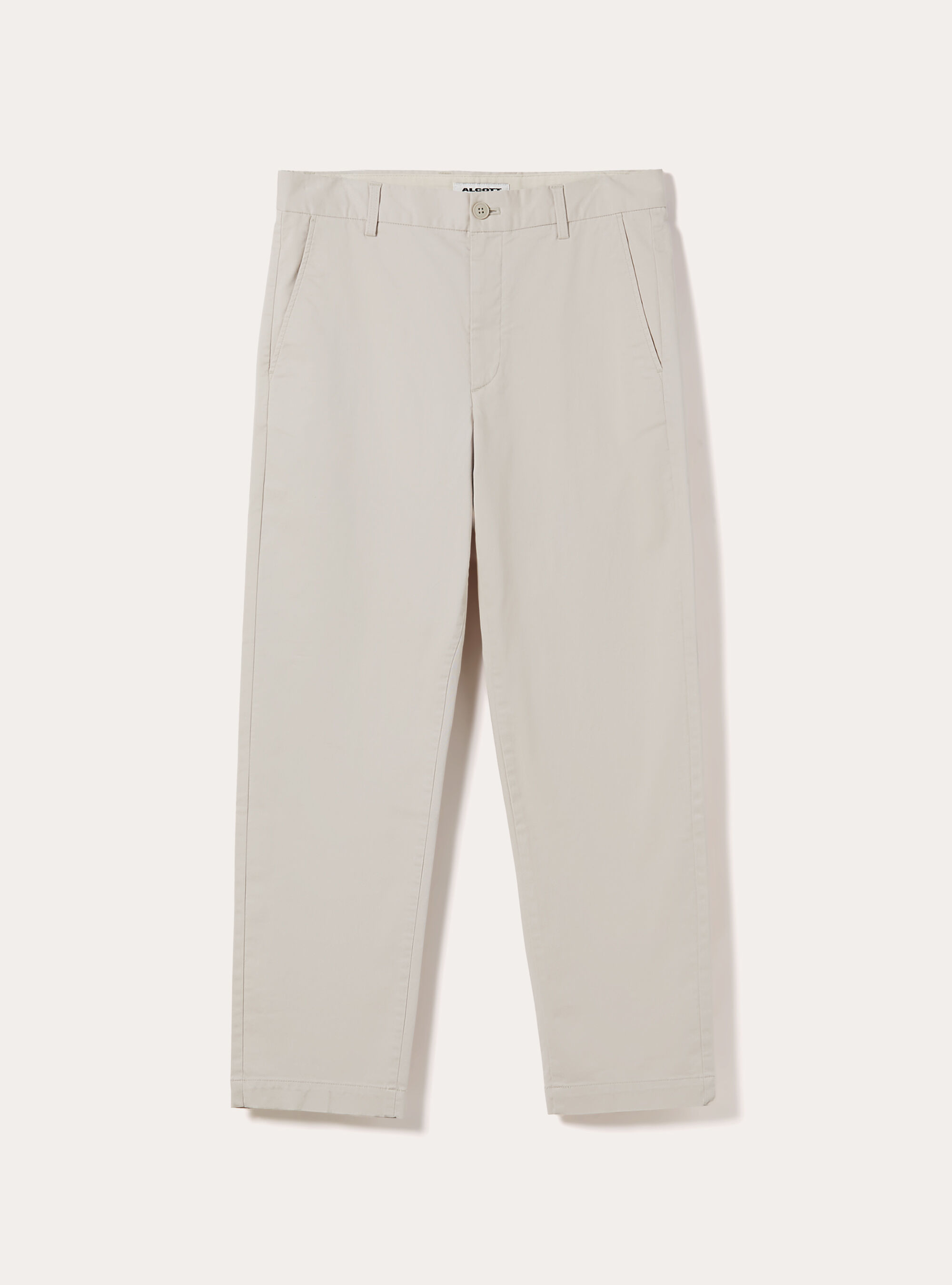Slim fit chino trousers, CR3 CREAM LIGHT