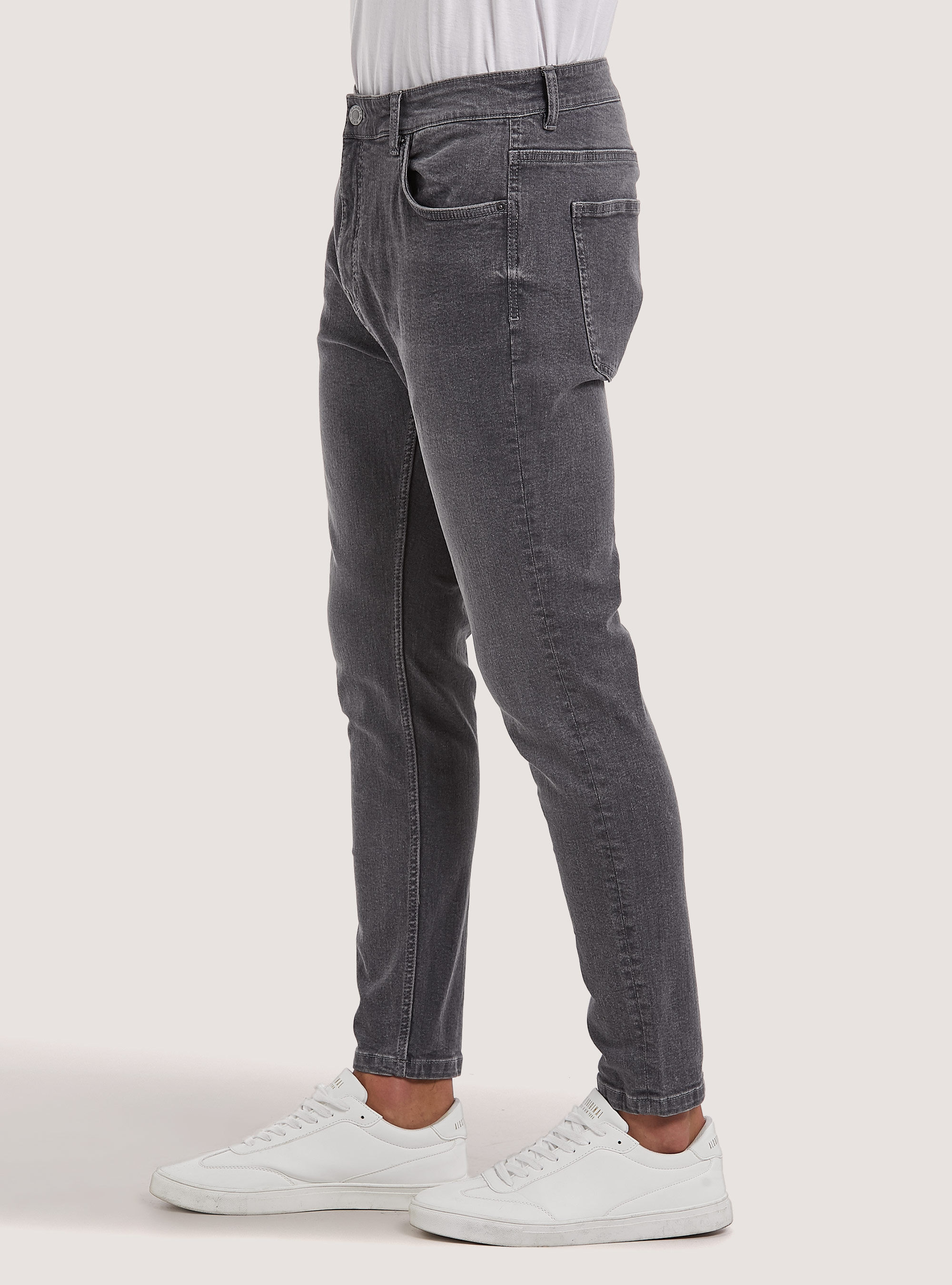 Jean carrot shop fit homme