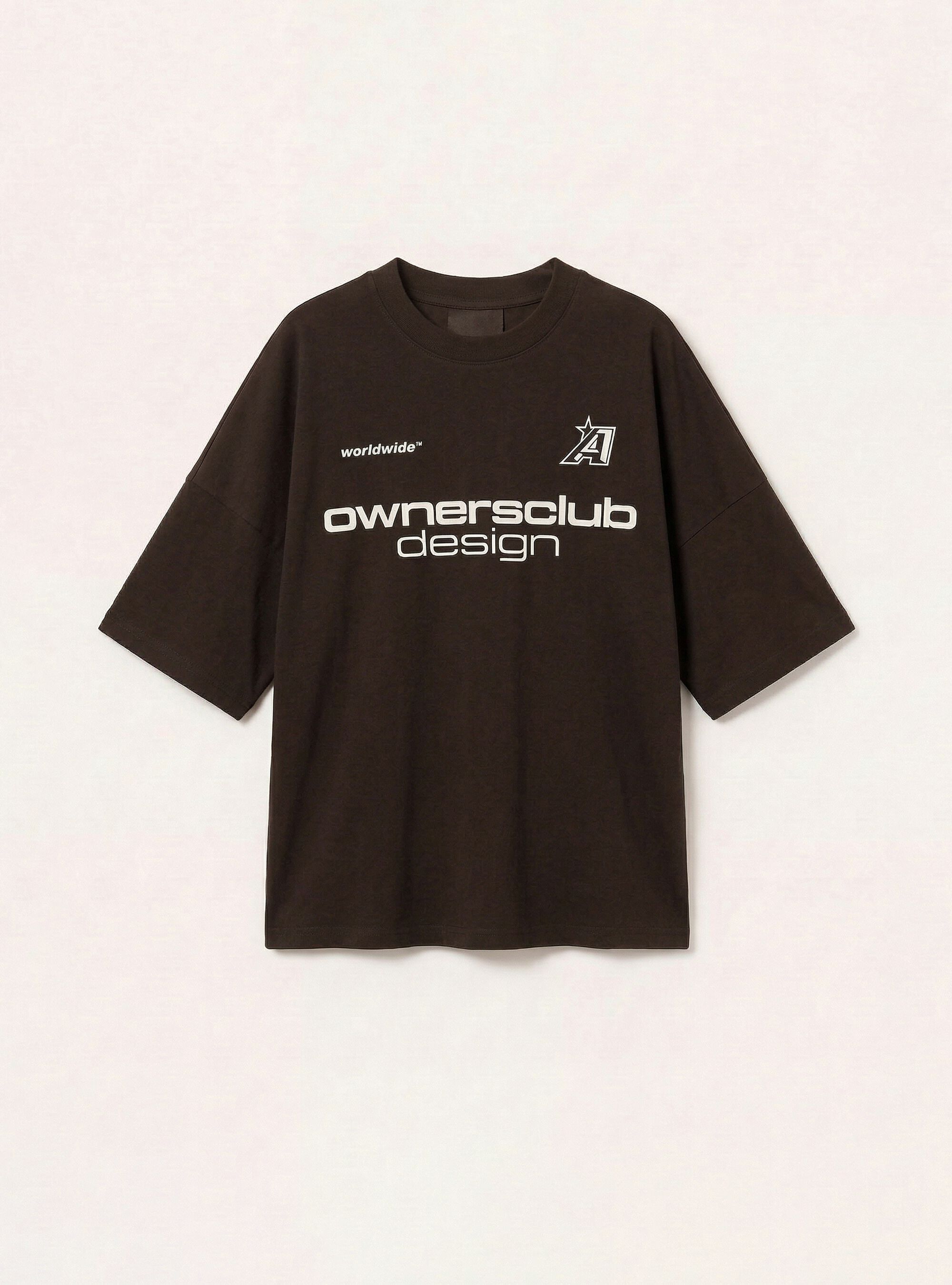 T- shirt base boxy con stampa