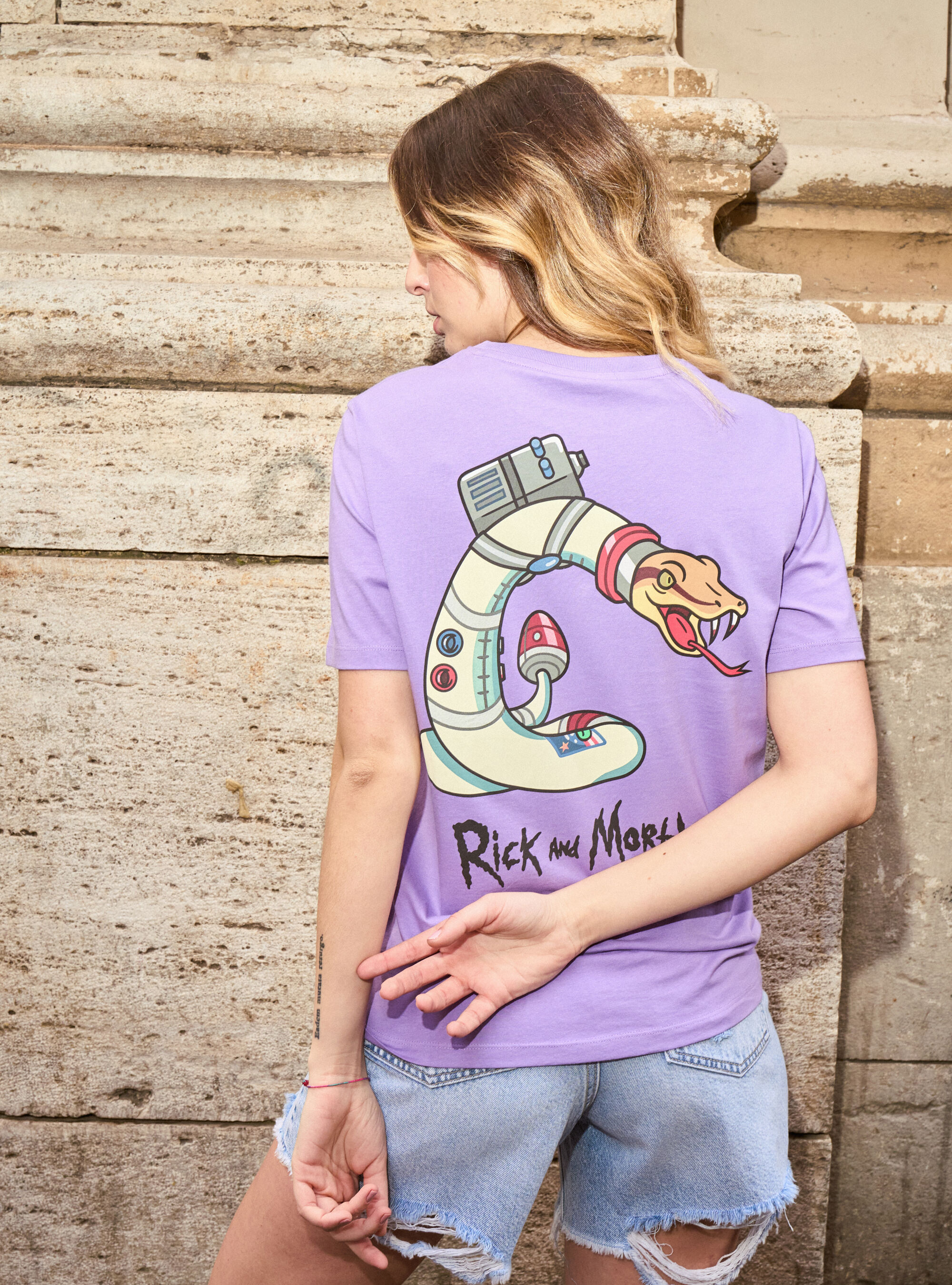 Camiseta Rick and Morty / Alcott, LC2 LILLAC MEDIUM