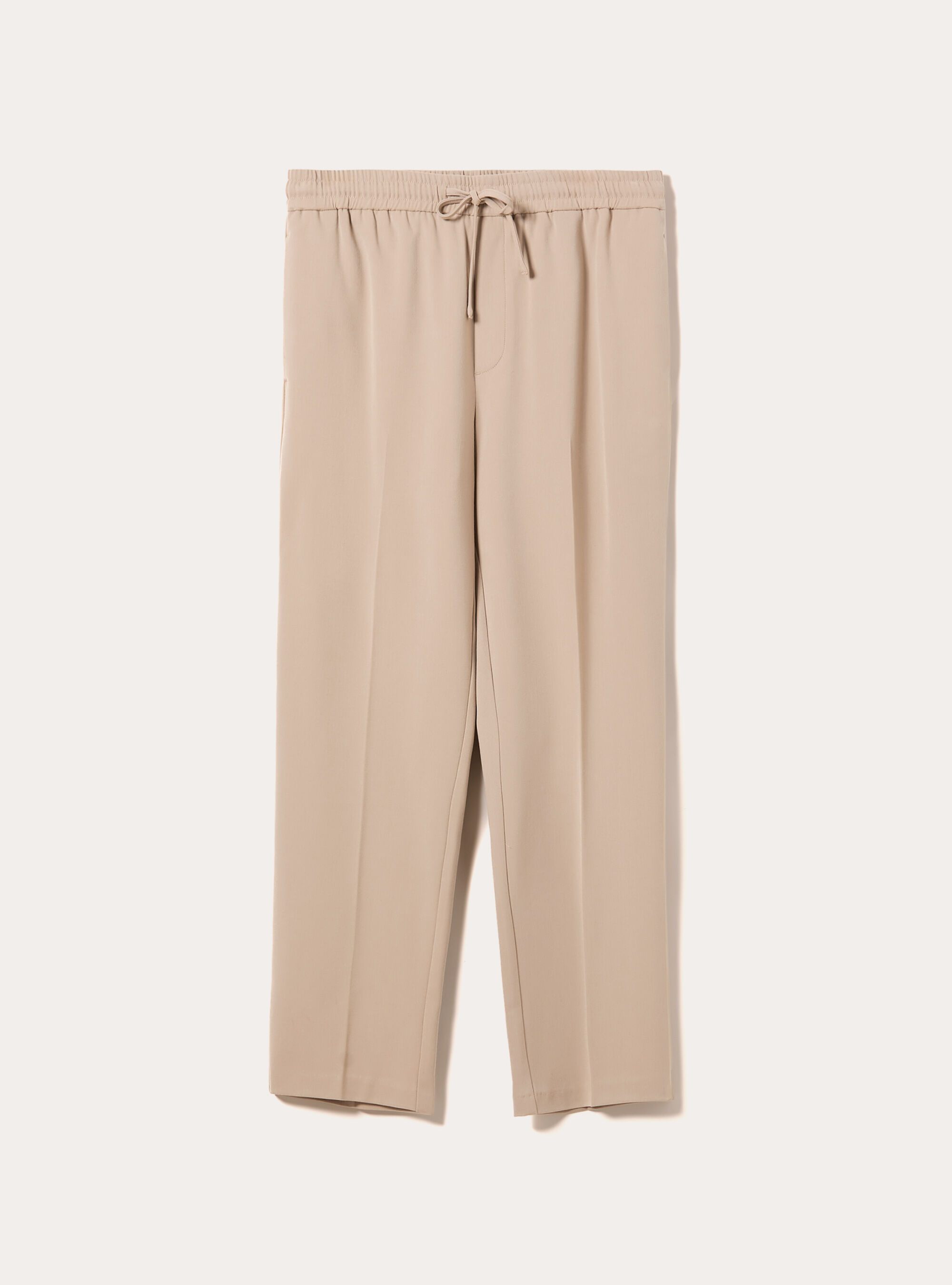 Pantalon jogger en twill, BG1 BEIGE DARK