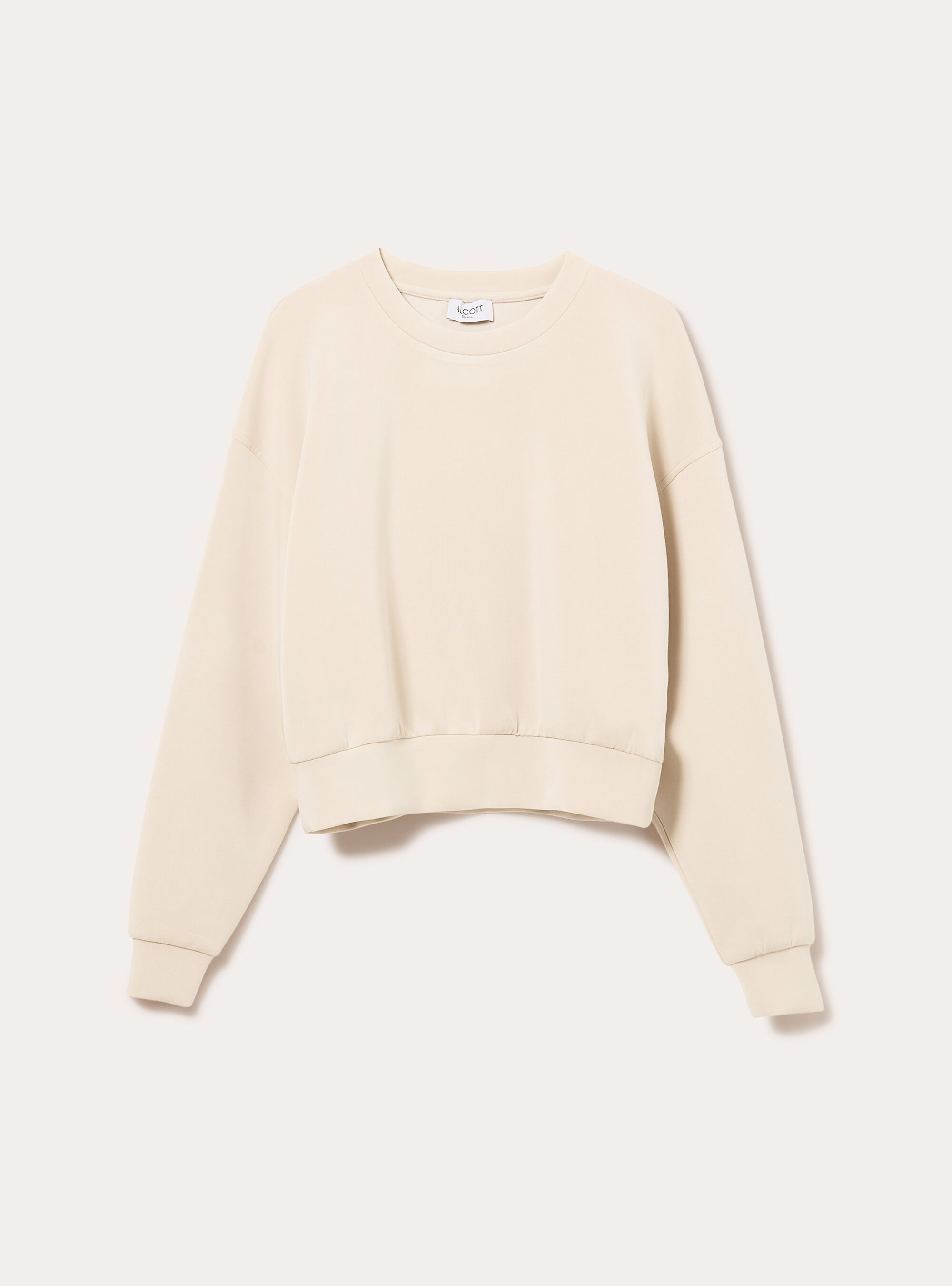Soft touch sweatshirt, CR3 CREAM LIGHT