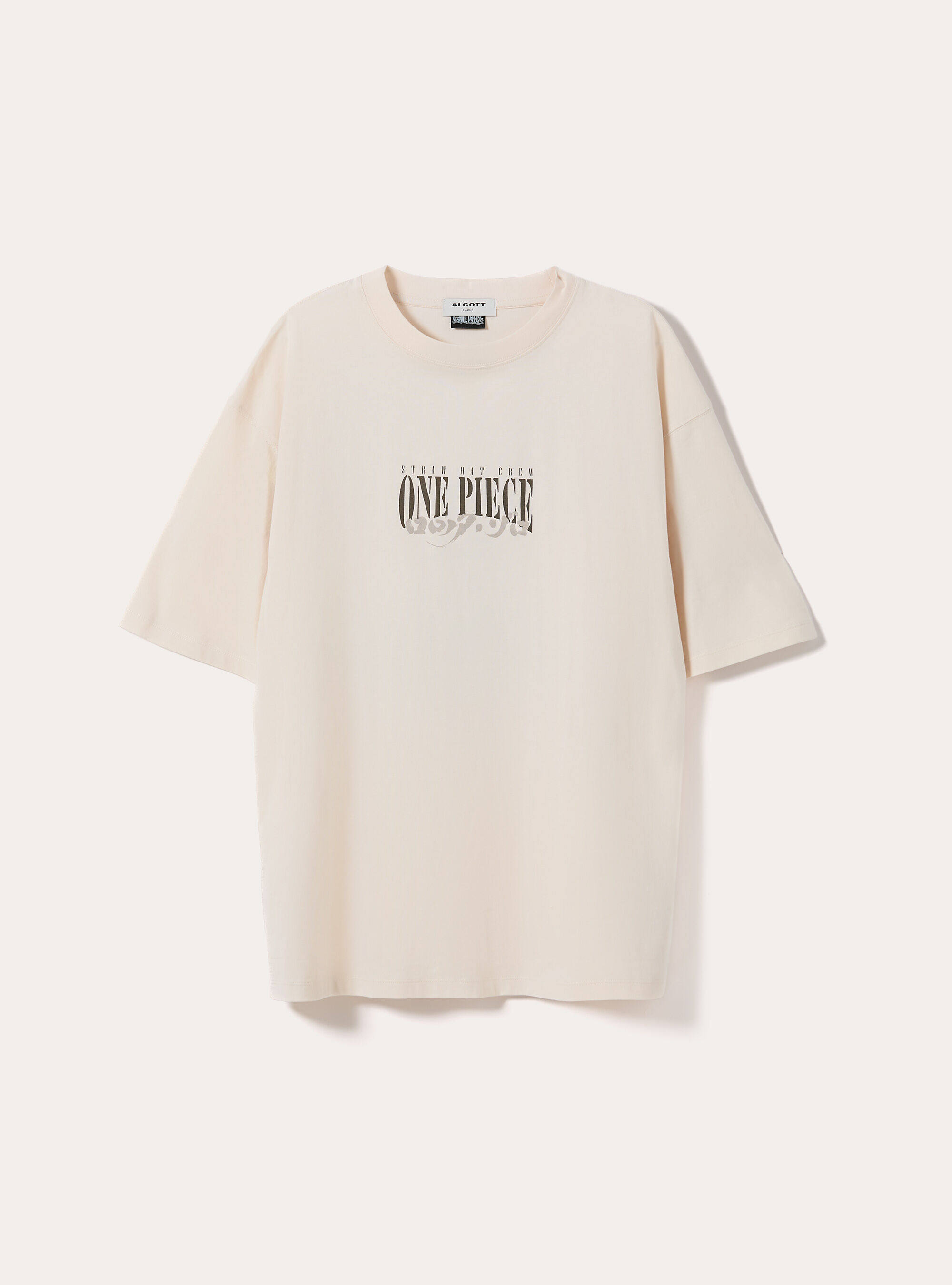 T-shirt one piece  boxy fit, CR3 CREAM LIGHT