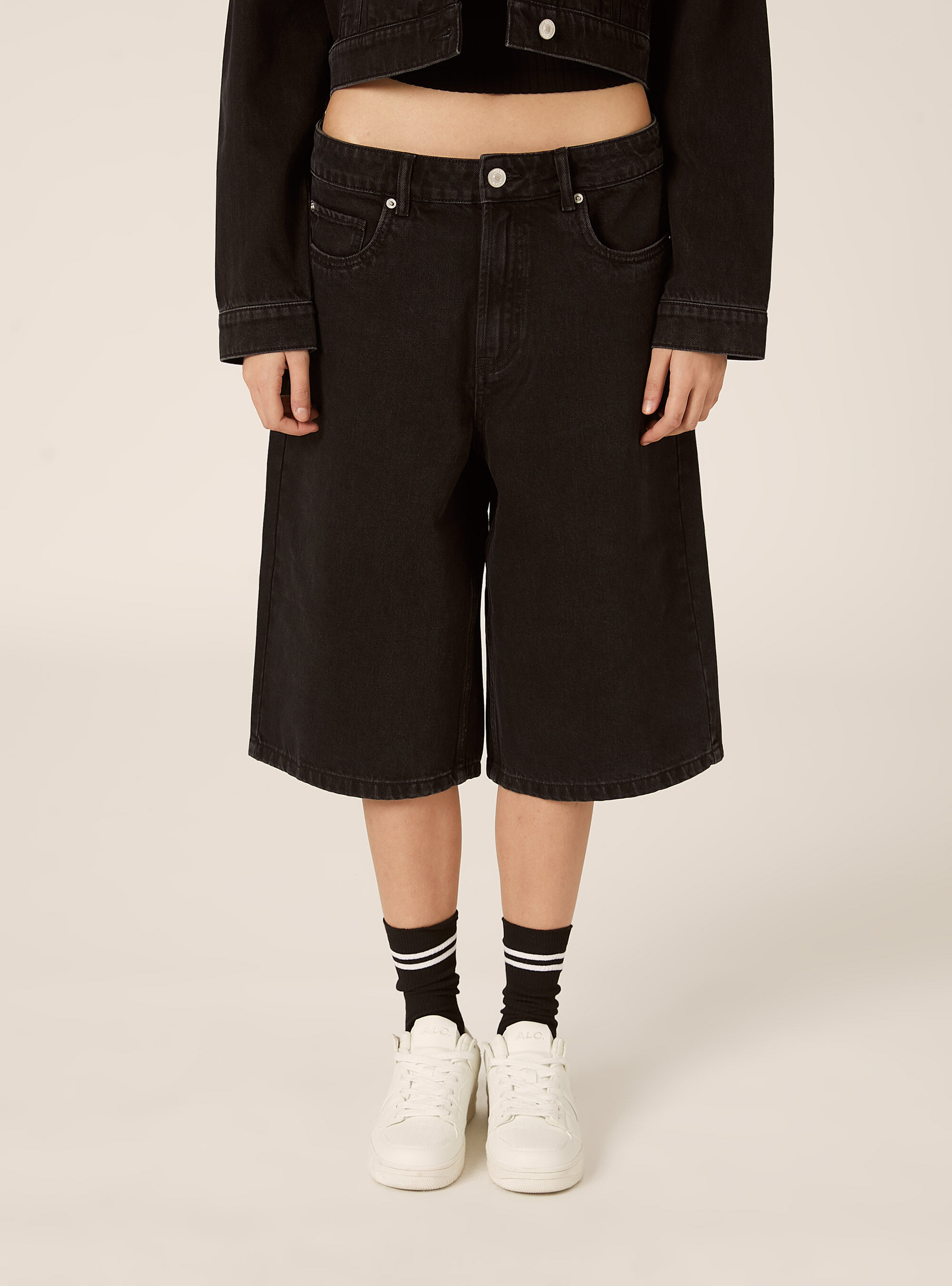 Bermuda jort fit in denim colorato