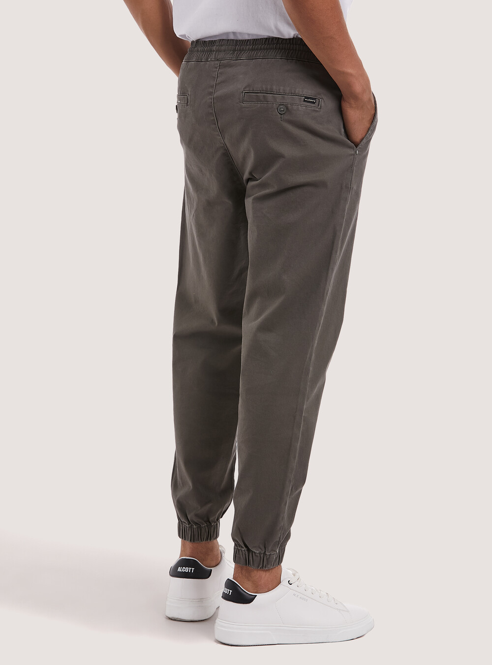 Pantalone GIBLOR'S In Cotone - Vita Media Con Elastico E Coulisse, Tasche Frontali E Posteriori, Vestibilità Regular - Foto 9