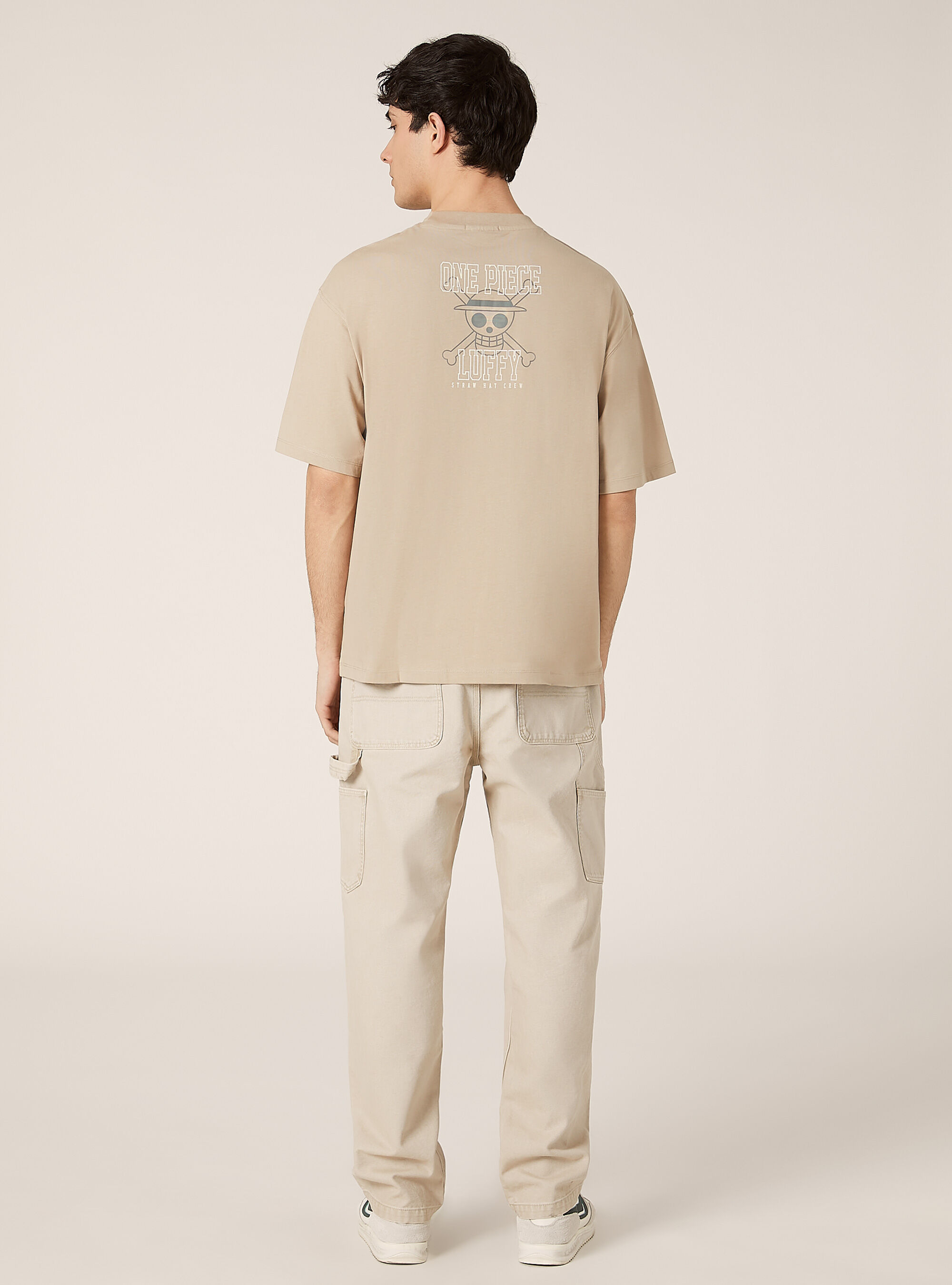 Camiseta Boxy fit One Piece / Alcott, BG2 BEIGE MEDIUM