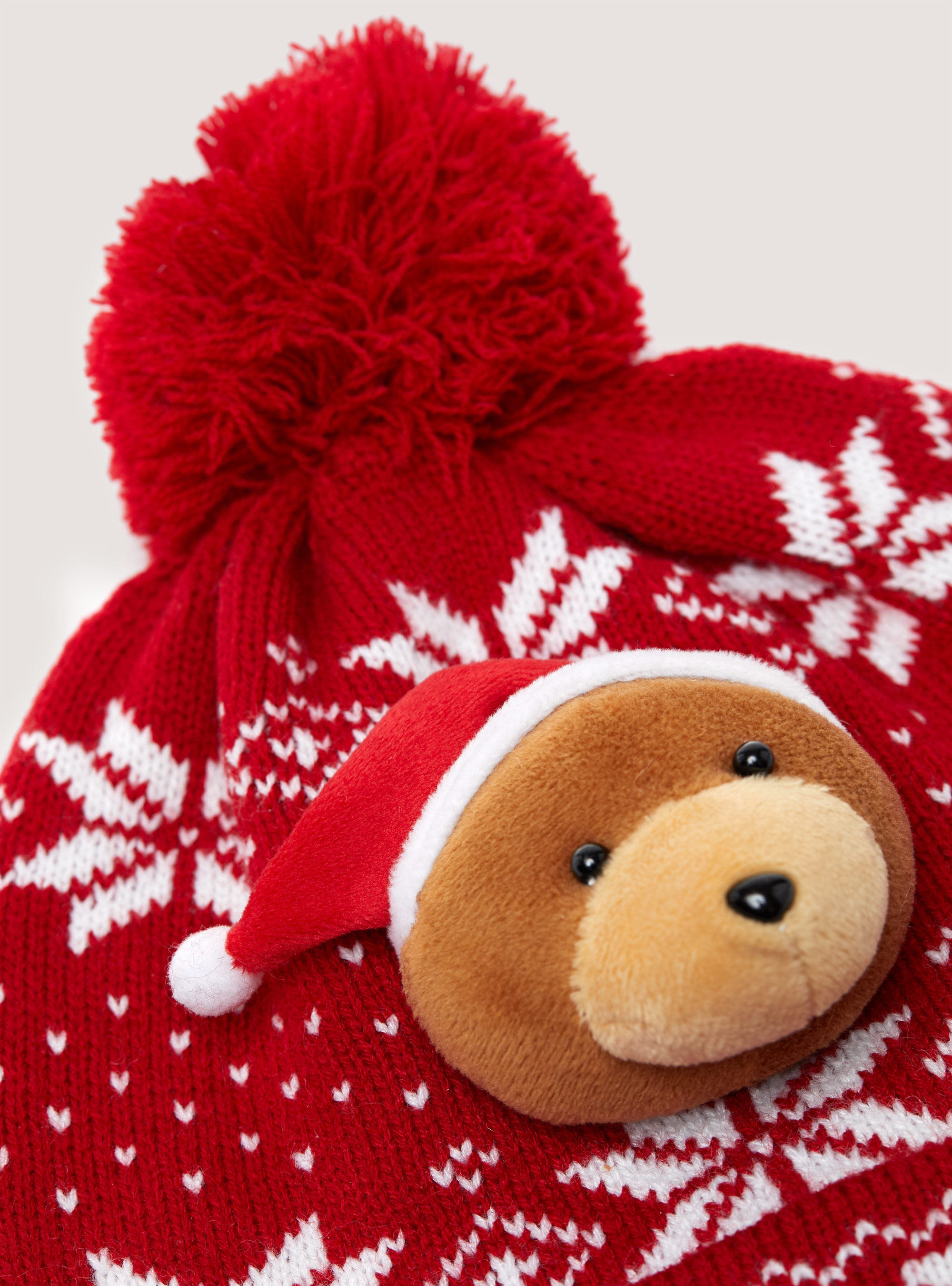 Christmas Family Collection hat with pom-pom, RIO DE JANEIRO