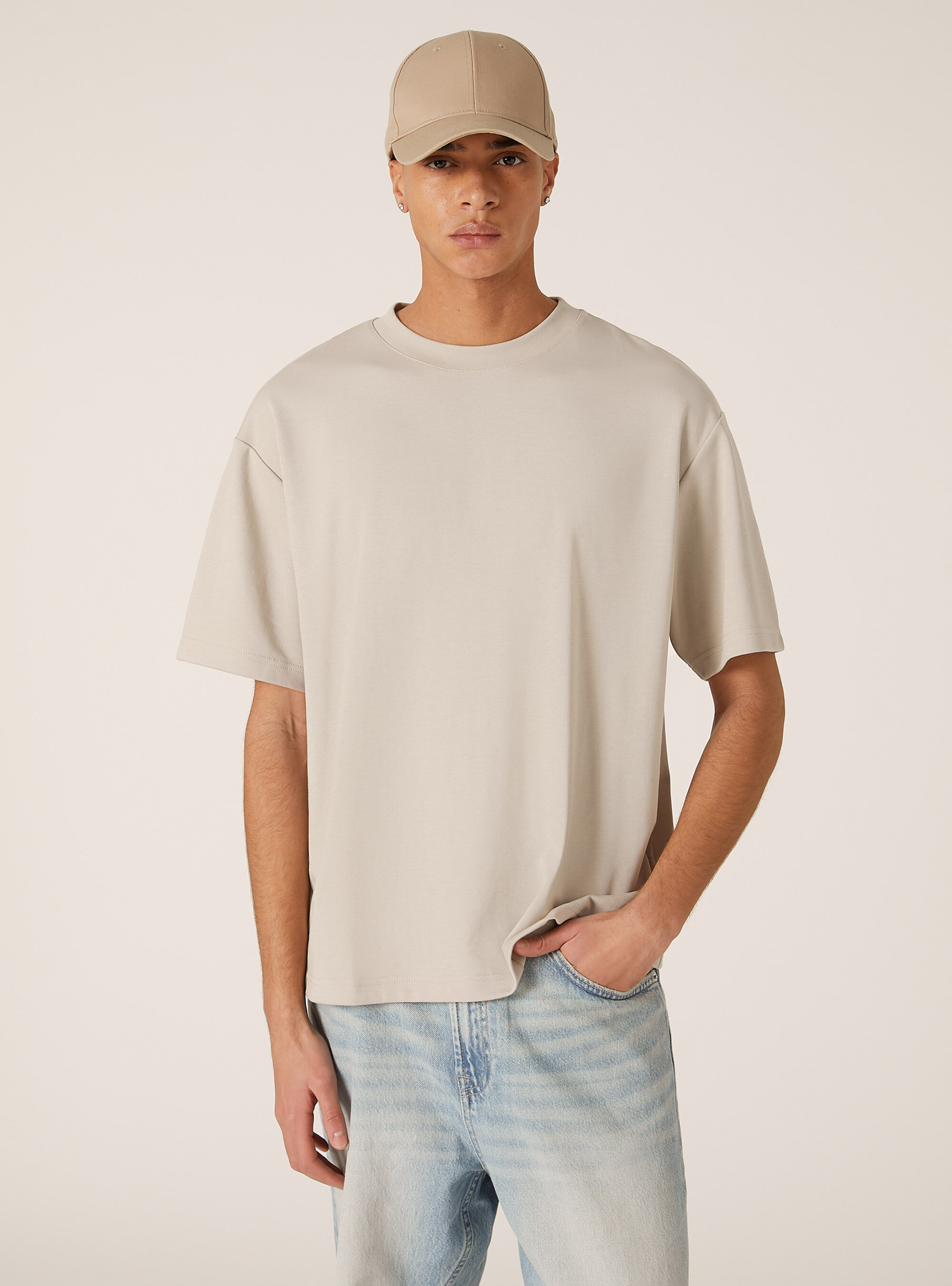 AIRes jersey T-shirt, BG2 BEIGE MEDIUM