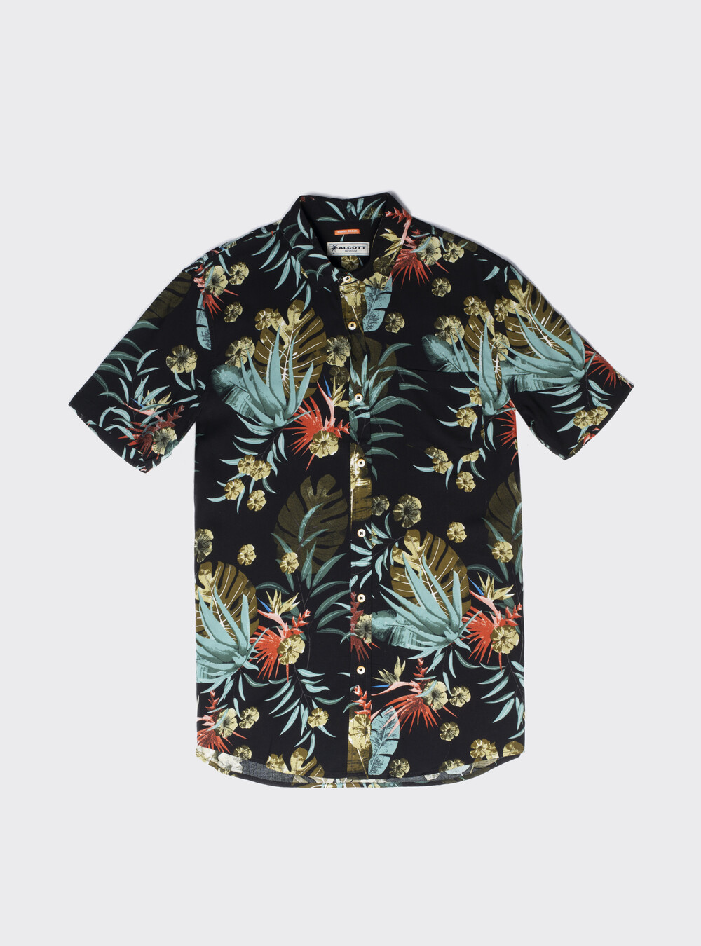 HOT Viscosa Camicia Maniche Corte Fiori Camicia Maniche Corte